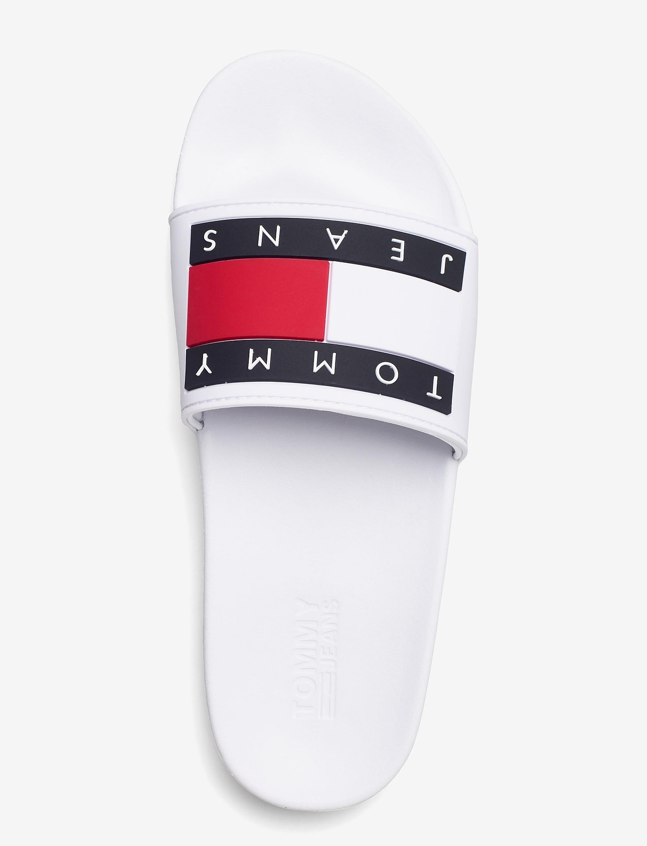 Tommy Hilfiger - TOMMY JEANS FLAG POOL SLIDE - white - 3