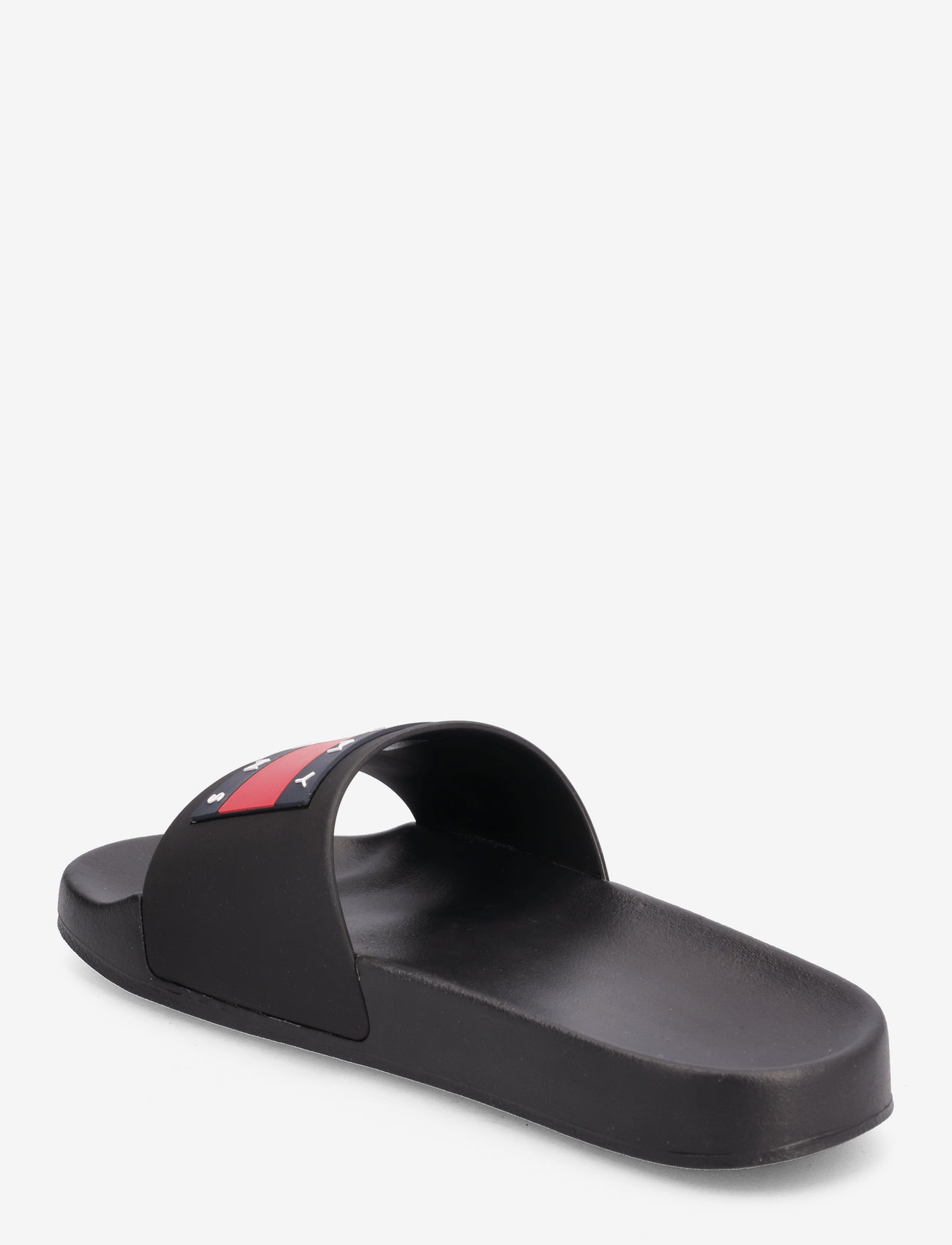 Tommy Hilfiger - TOMMY JEANS FLAG POOL SLIDE - badtofflor - black - 2