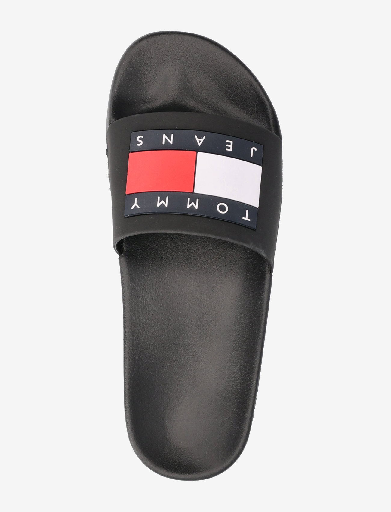 Tommy Hilfiger - TOMMY JEANS FLAG POOL SLIDE - badtofflor - black - 3