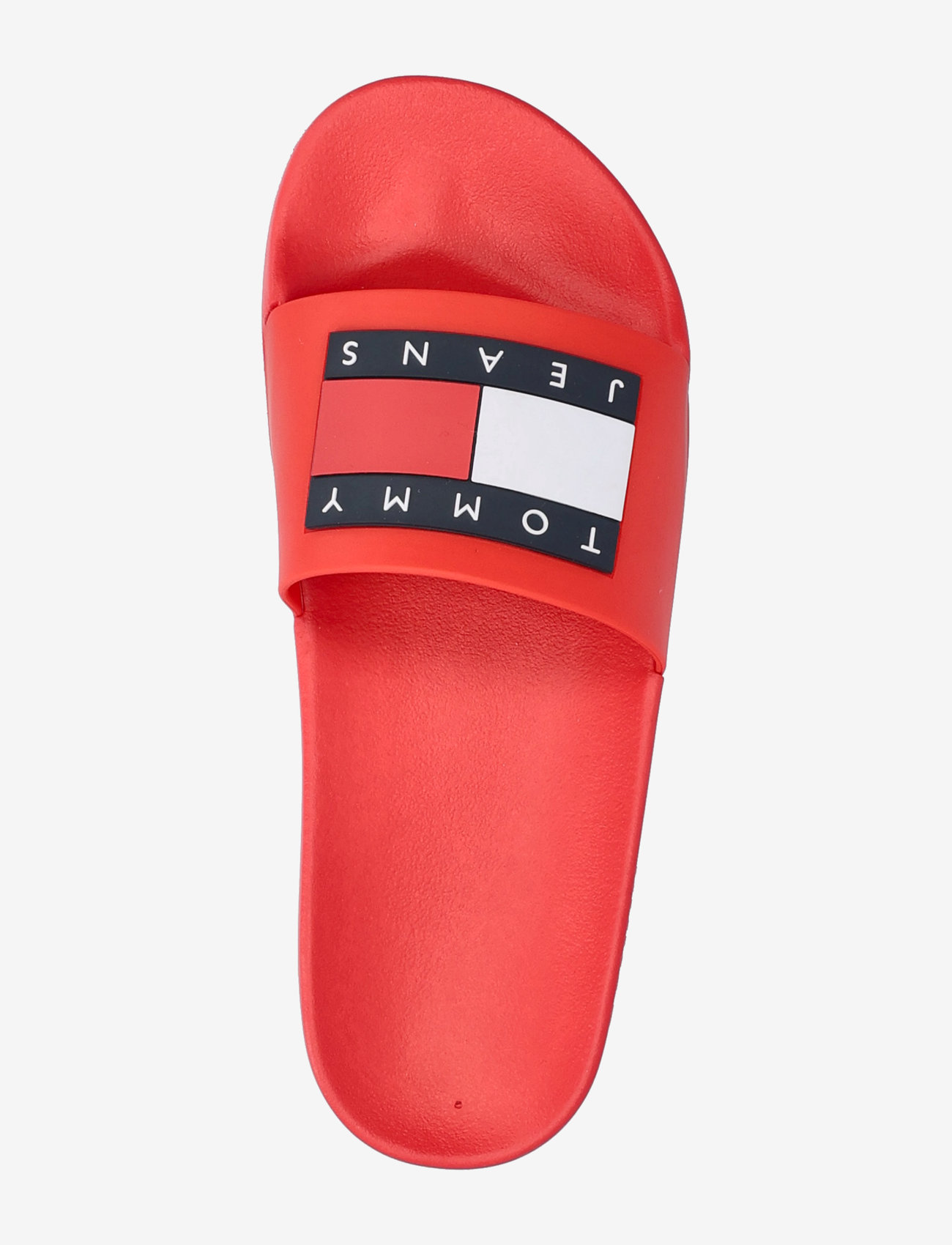 Tommy Hilfiger - TOMMY JEANS FLAG POOL SLIDE ESS - badesandaler - red hot - 3
