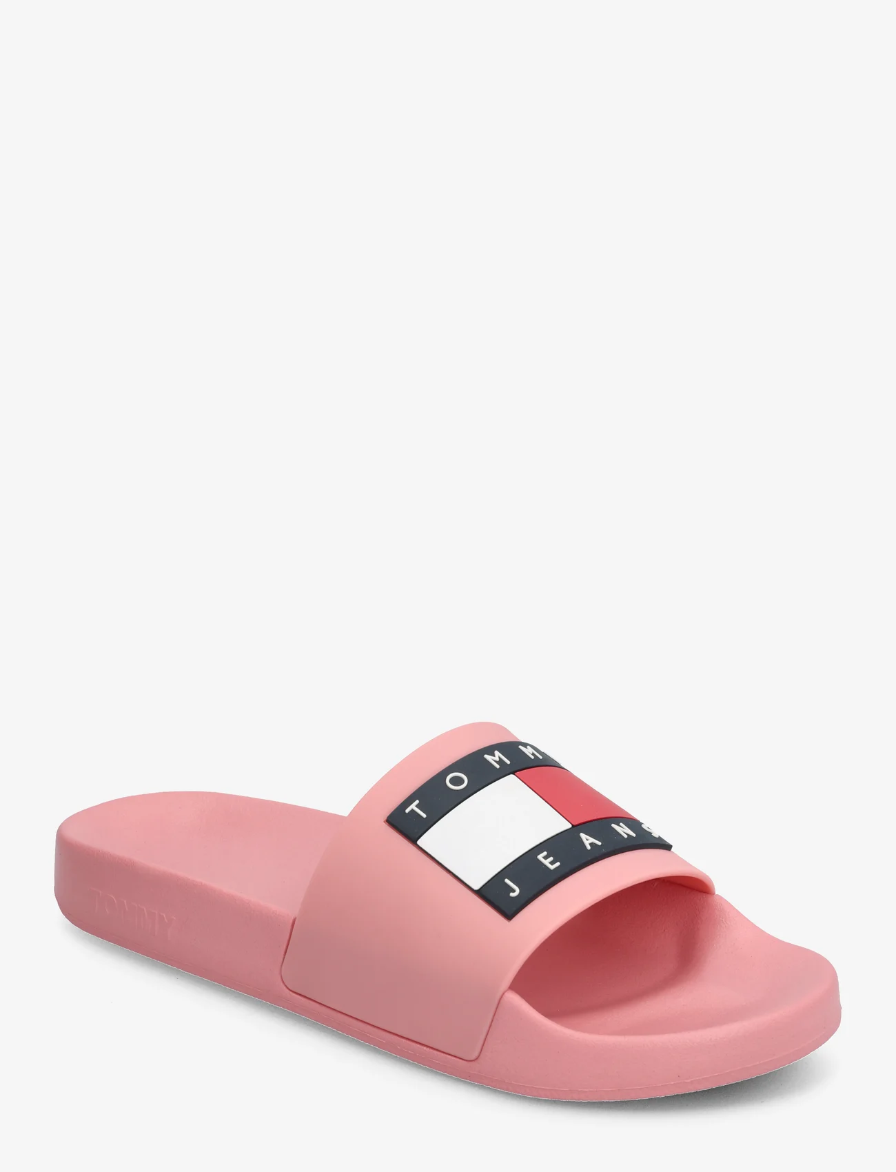 Tommy Hilfiger - TOMMY JEANS FLAG POOL SLIDE ESS - mažiausios kainos - tickled pink - 0