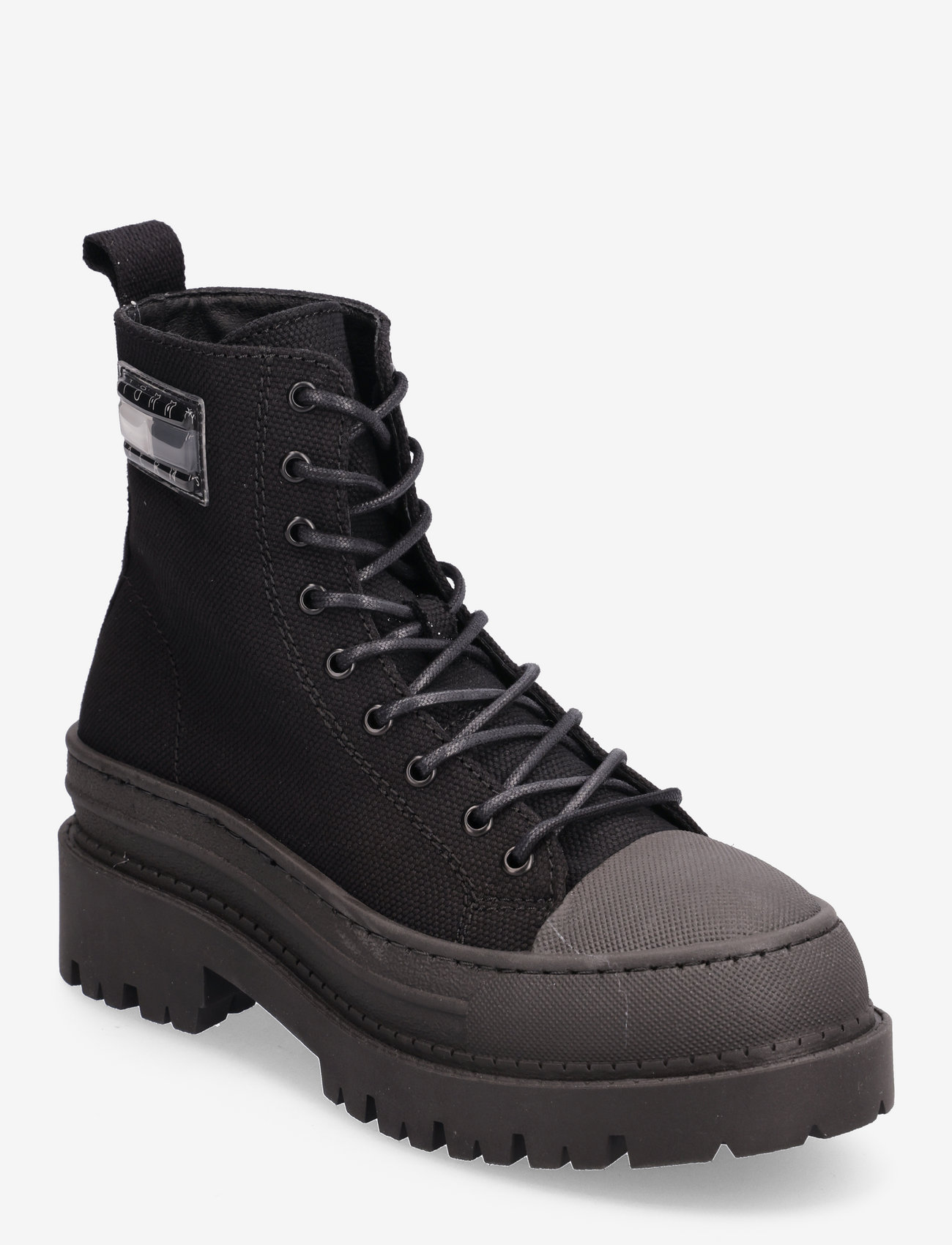 Tommy Hilfiger - TJW FOXING CANVAS BOOT - laced boots - black - 0