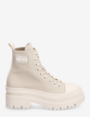 Tommy Hilfiger - TJW FOXING CANVAS BOOT - geschnürte stiefel - bleached stone - 1