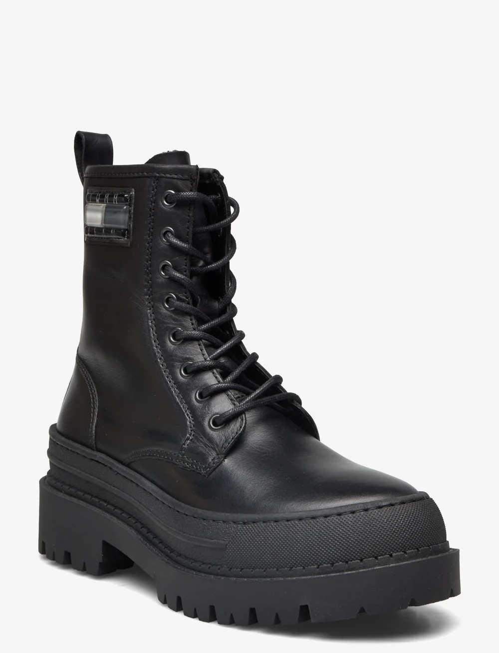 Tommy Hilfiger Tjw Foxing Lace Up Leather Boot z baki p rciet