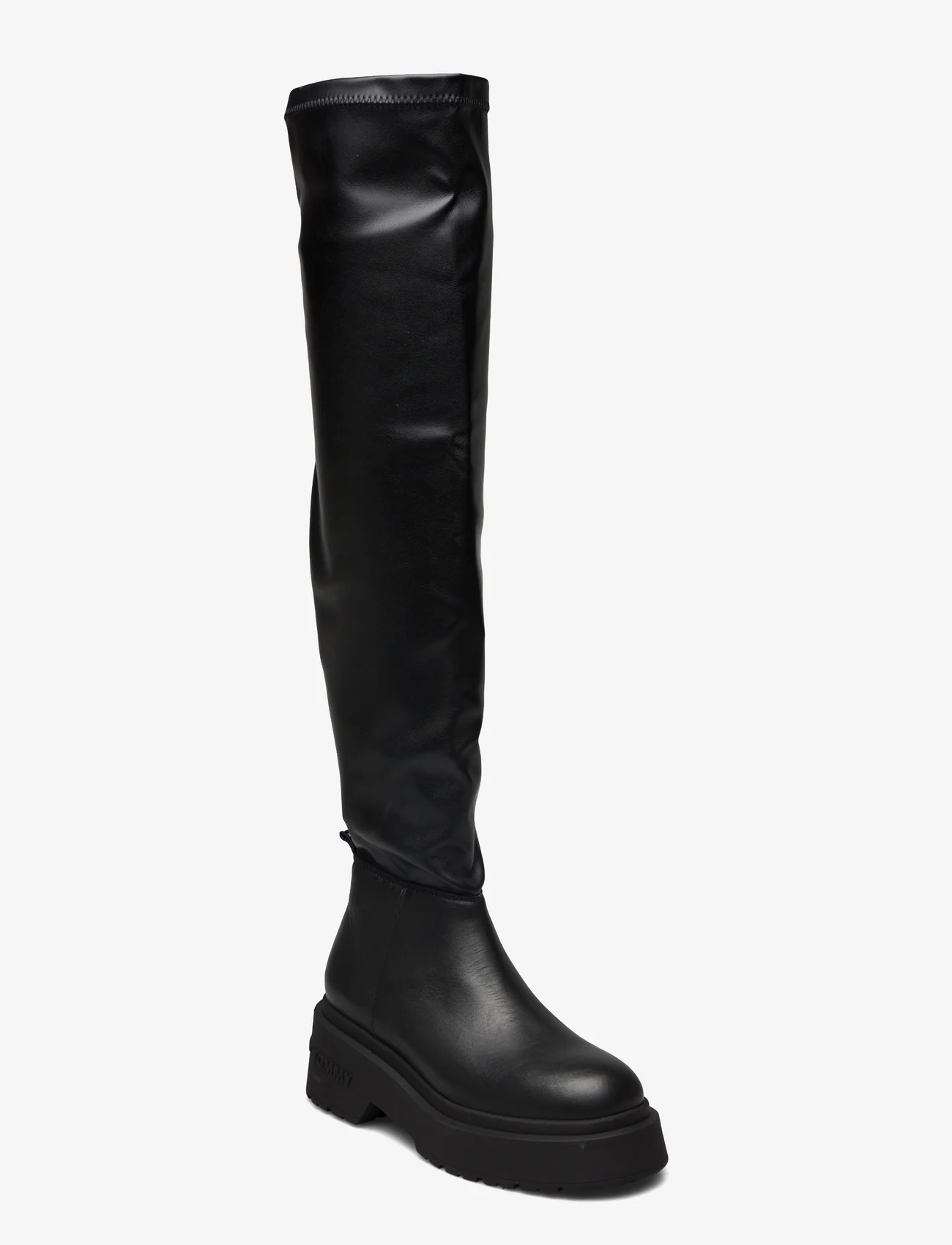 Tommy Hilfiger - TJW OVER THE KNEE BOOTS - over-the-knee boots - black - 0