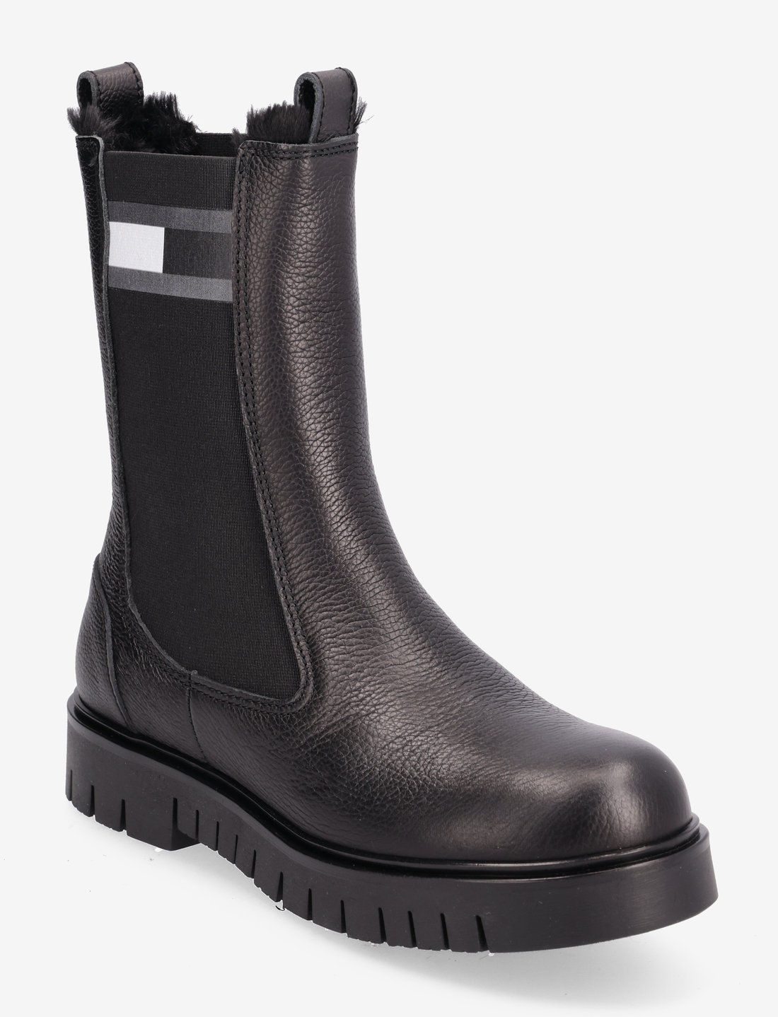 Tommy hilfiger cozy top warmlined leather boot