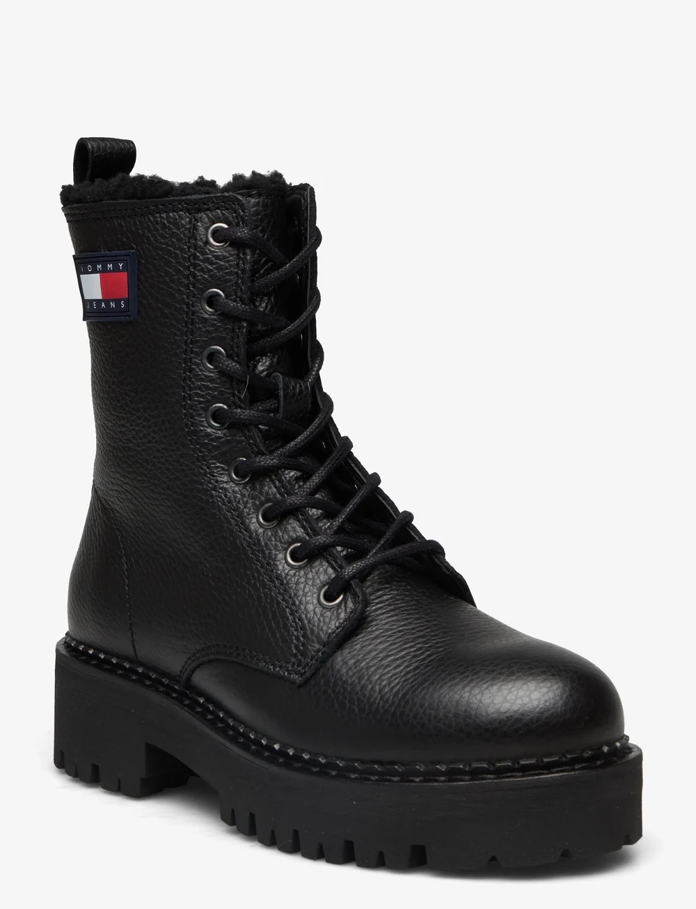 Tommy Hilfiger - TJW URBAN BOOT TUMBLED LTR WL - black - 0