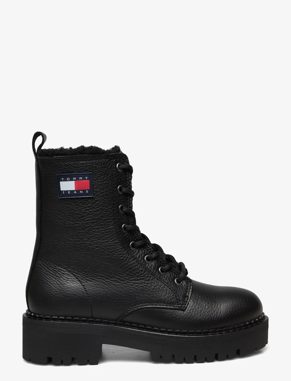 Tommy Hilfiger - TJW URBAN BOOT TUMBLED LTR WL - black - 1