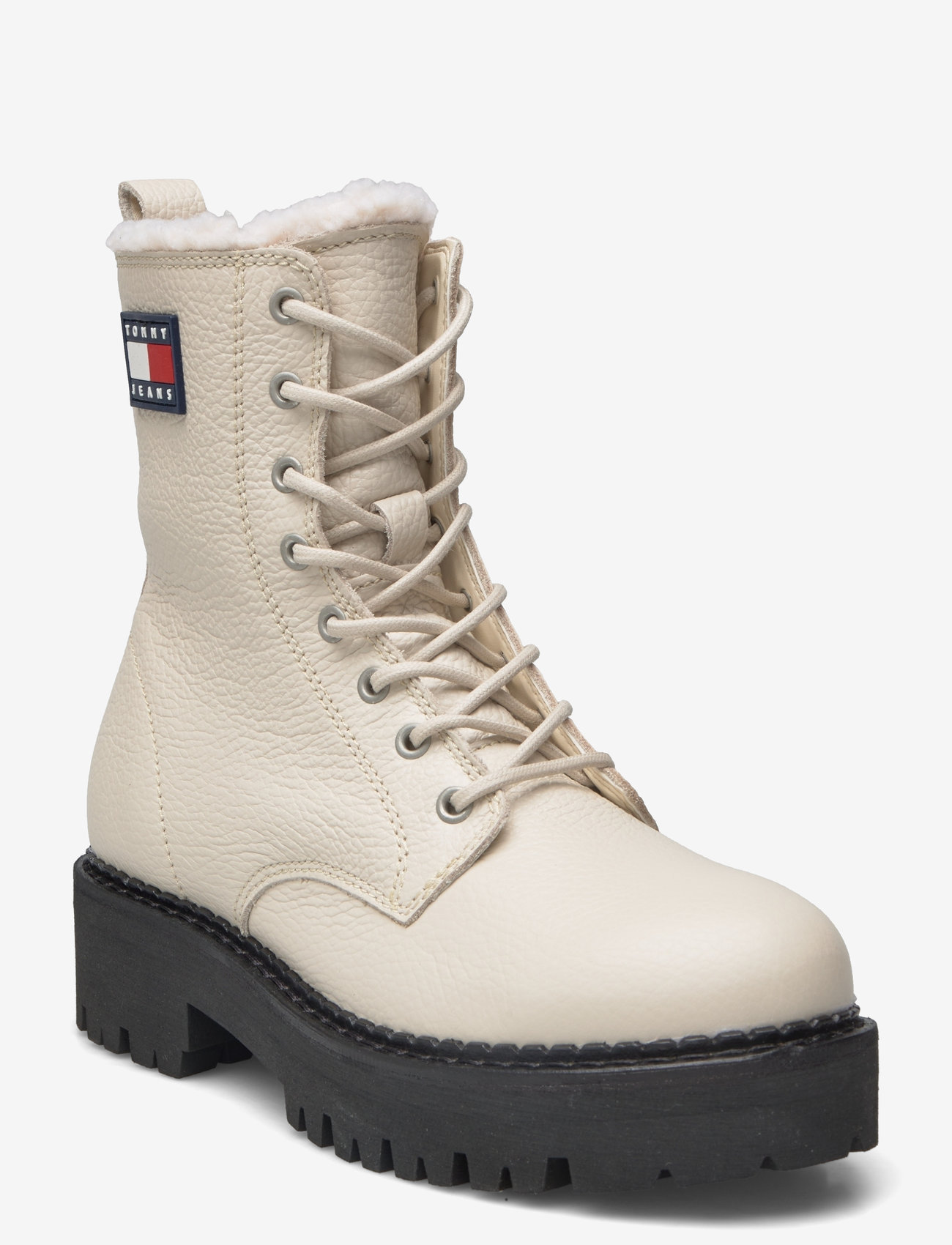Tommy Hilfiger Tjw Urban Boot Tumbled Ltr Wl – šņorējami zābaki