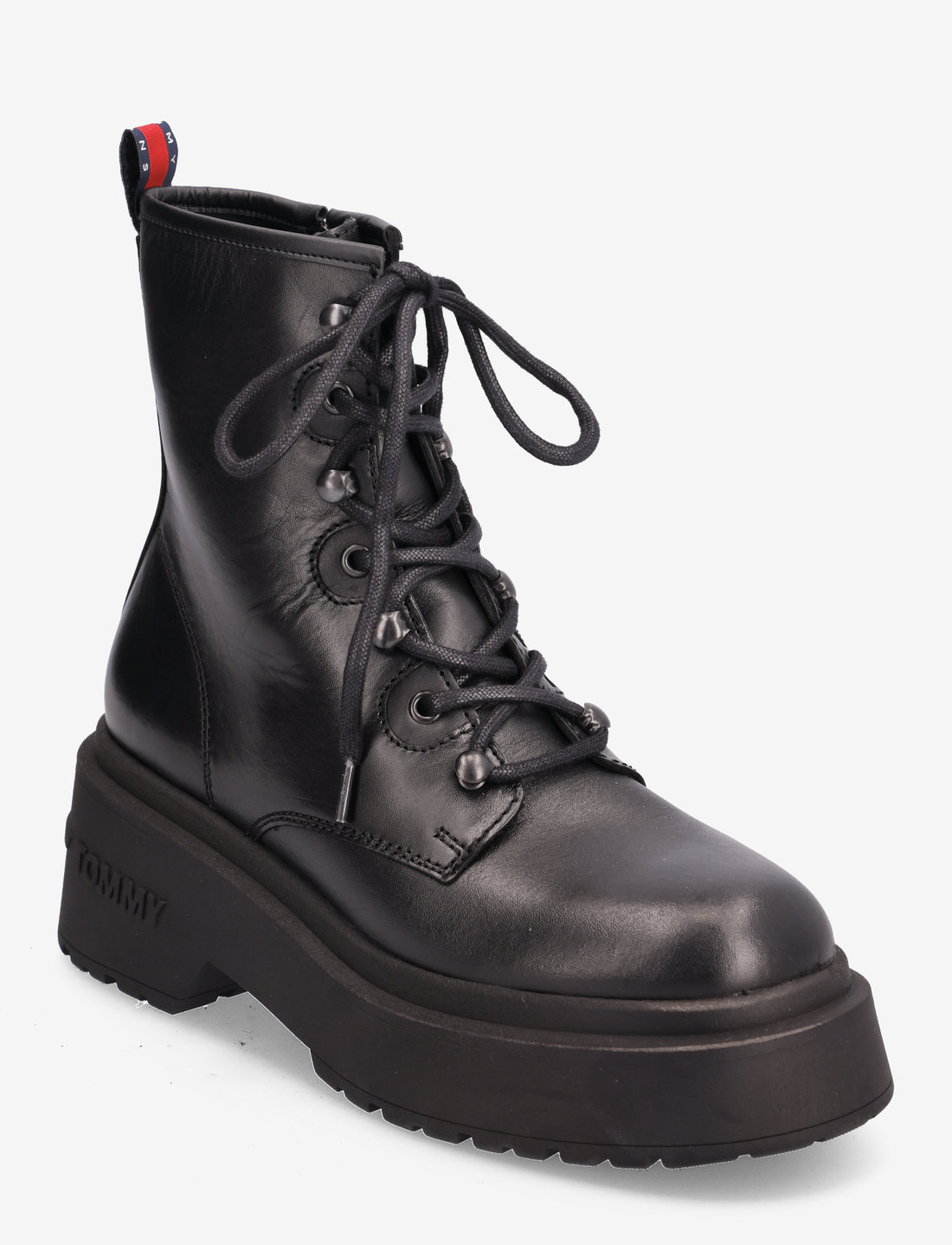 Chunky tie 2025 up boots