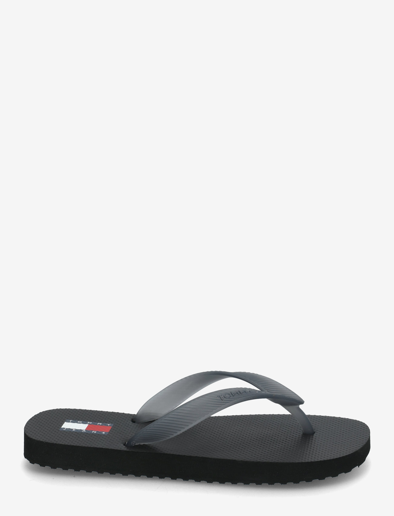 Tommy Hilfiger - TJW LOGO FLIP FLOP - flip flops - washed black - 1