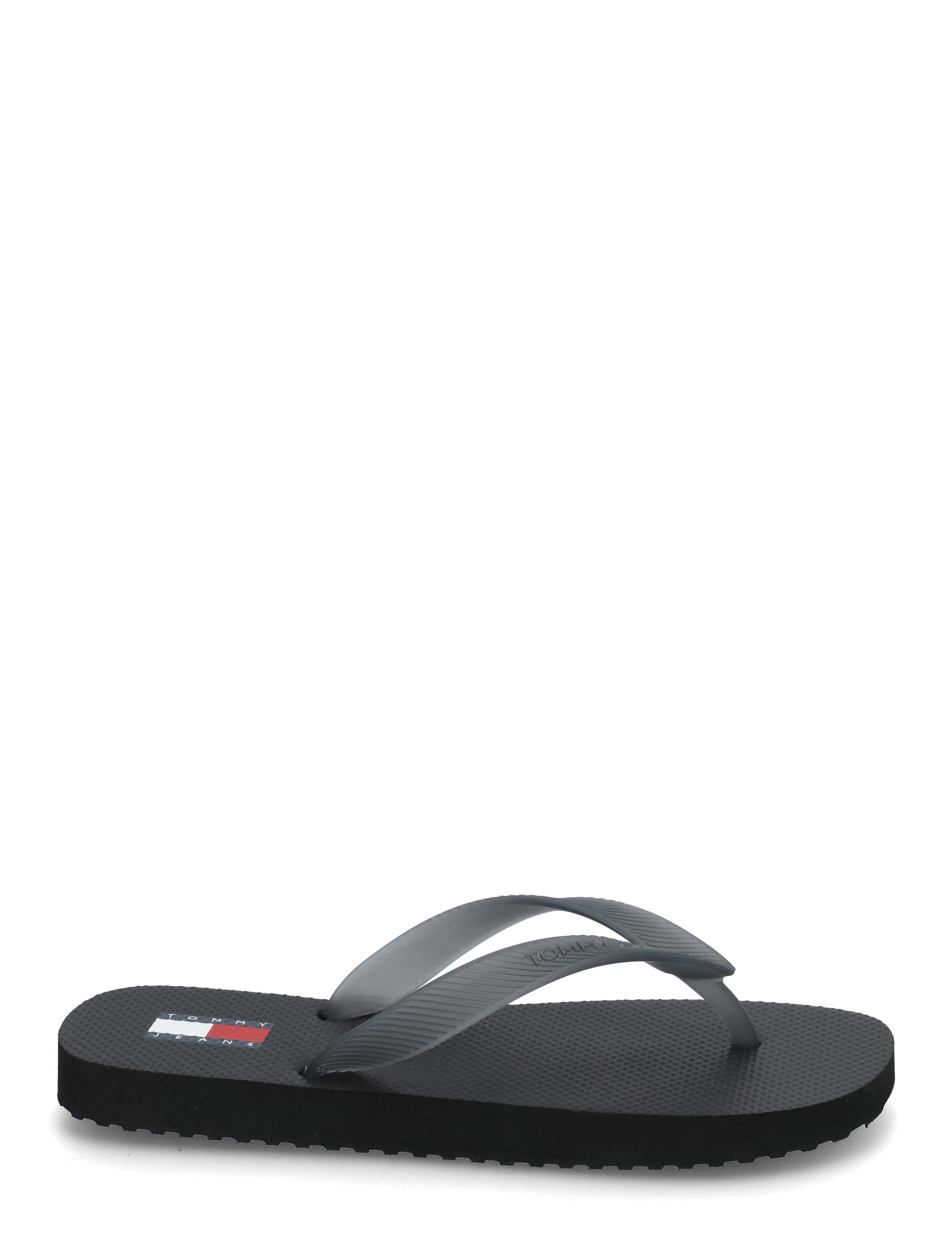 Tommy Hilfiger - TJW LOGO FLIP FLOP - tongs - washed black - 1
