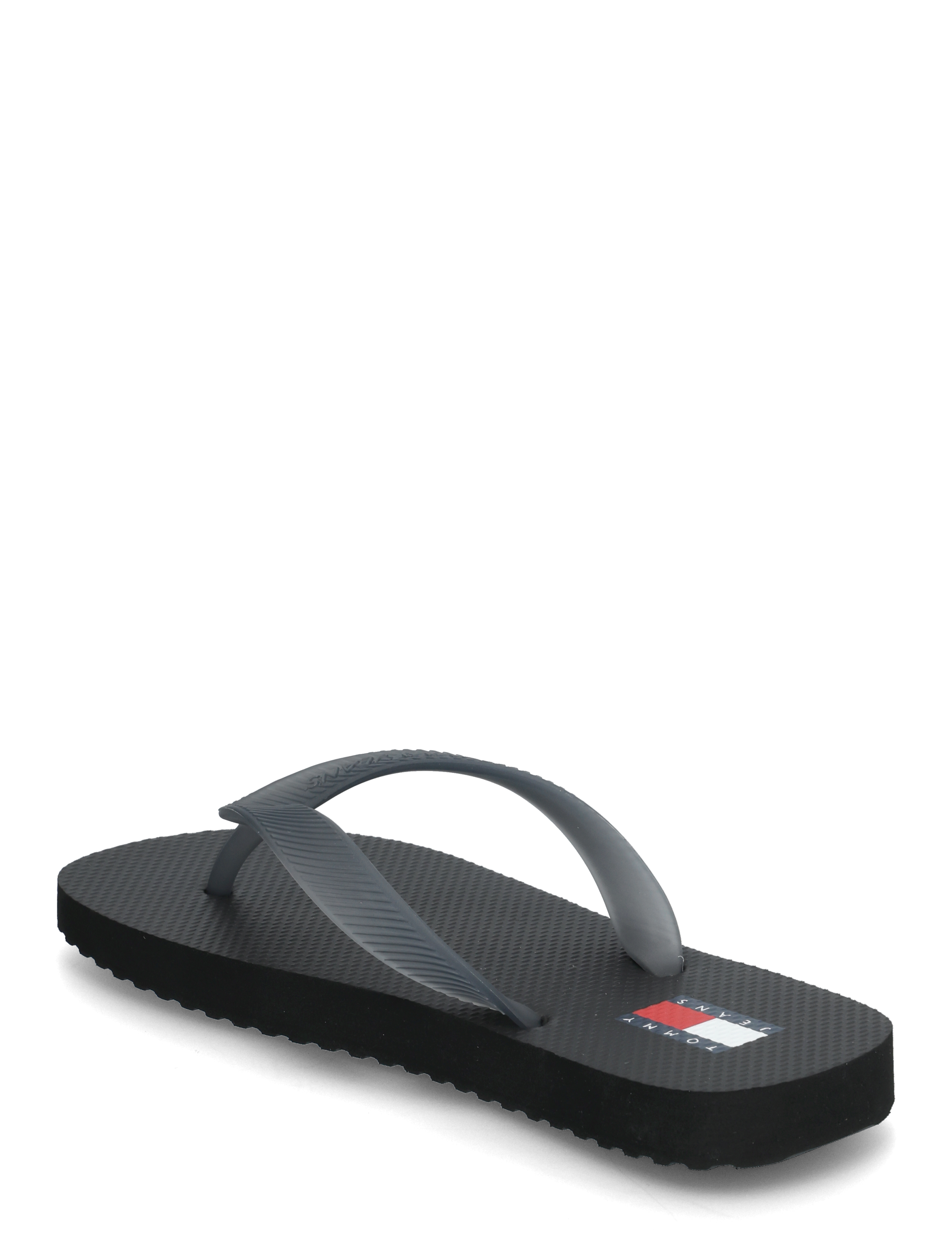 Tommy Hilfiger - TJW LOGO FLIP FLOP - tongs - washed black - 2