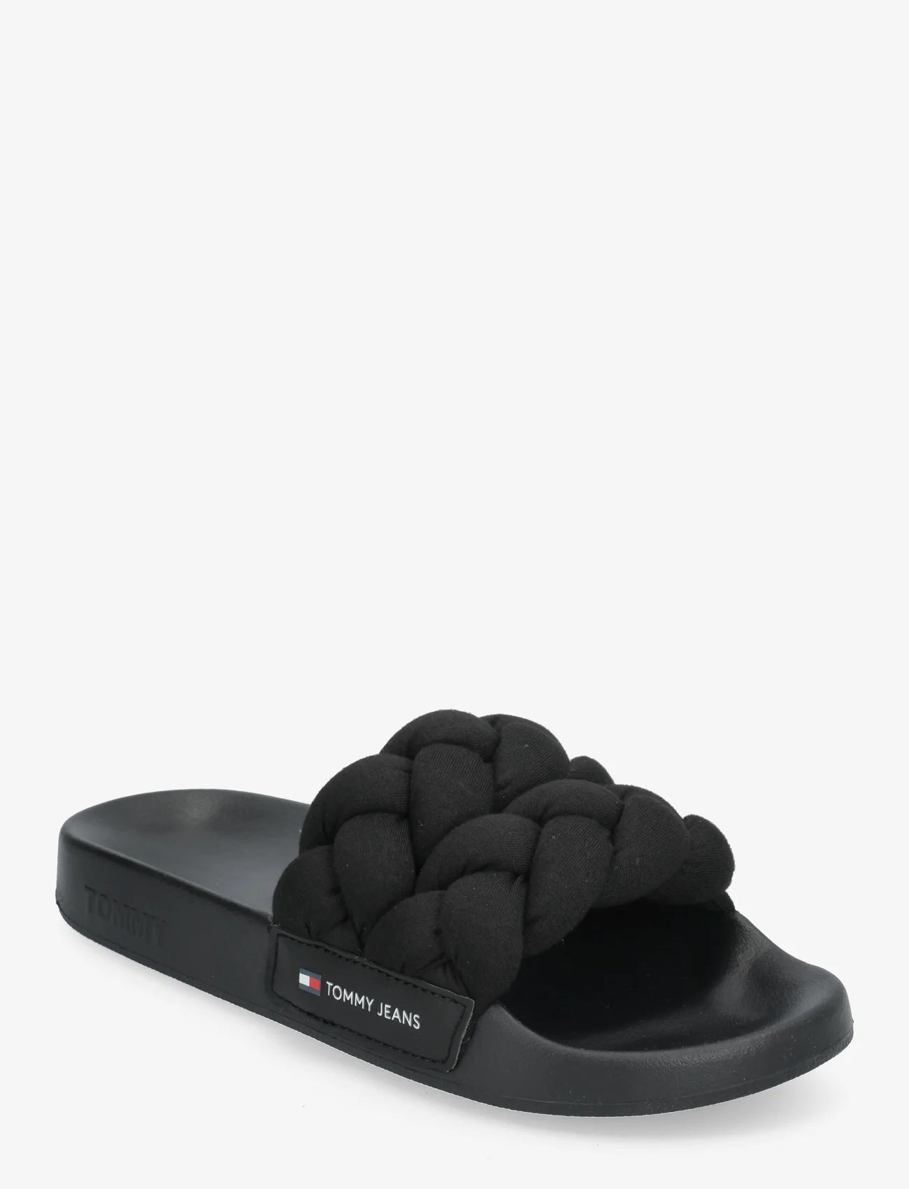 Tommy Hilfiger - TJW BRAIDED SLIDE - flat sandals - black - 0