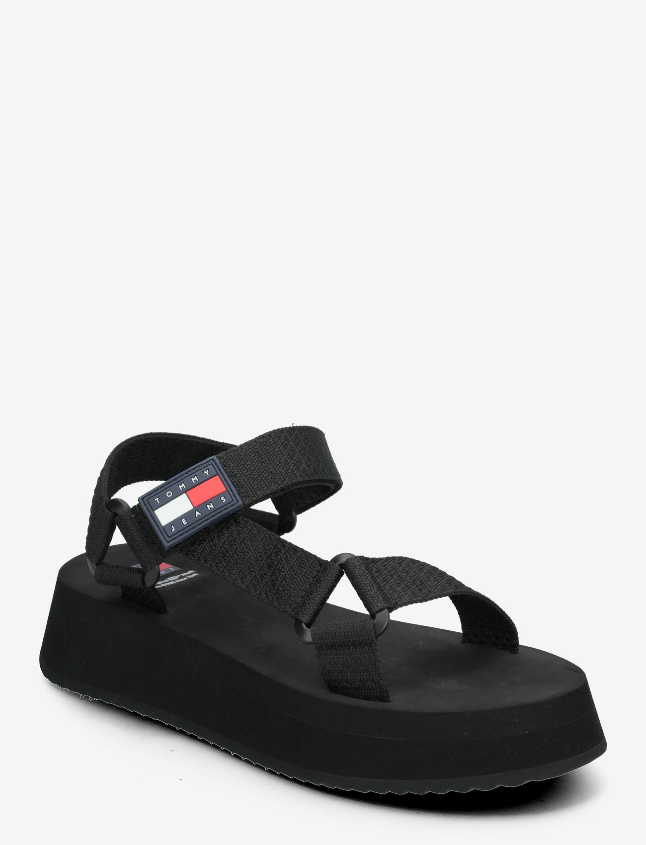 Tommy Hilfiger - TJW EVA SANDAL - sandales uz platformas - black - 0