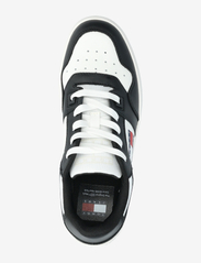 Tommy Hilfiger - TJW RETRO BASKET ESS - sportiska stila apavi ar pazeminātu potītes daļu - black / ecru - 3