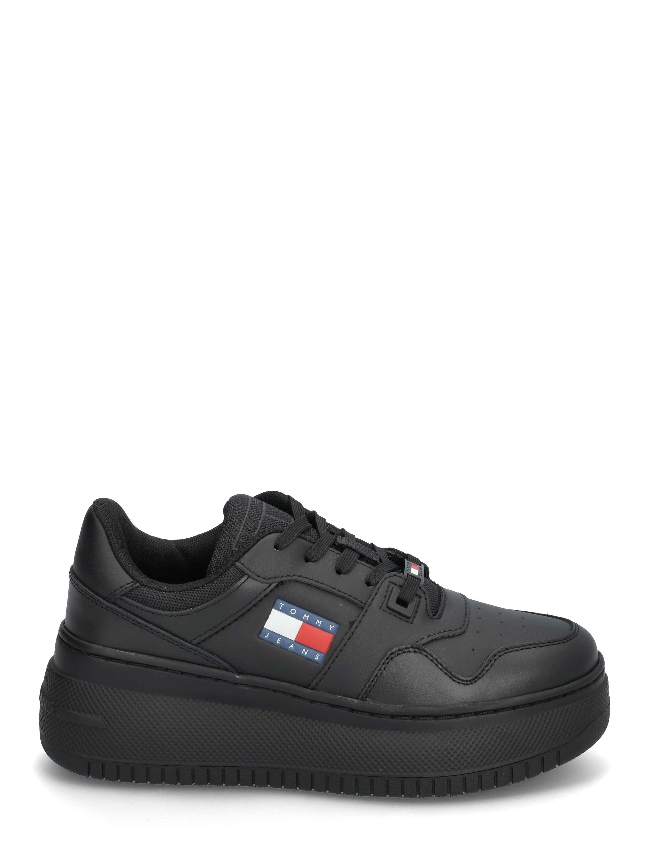Tommy Hilfiger - TJW RETRO BASKET FLATFORM ESS - triple black - 1