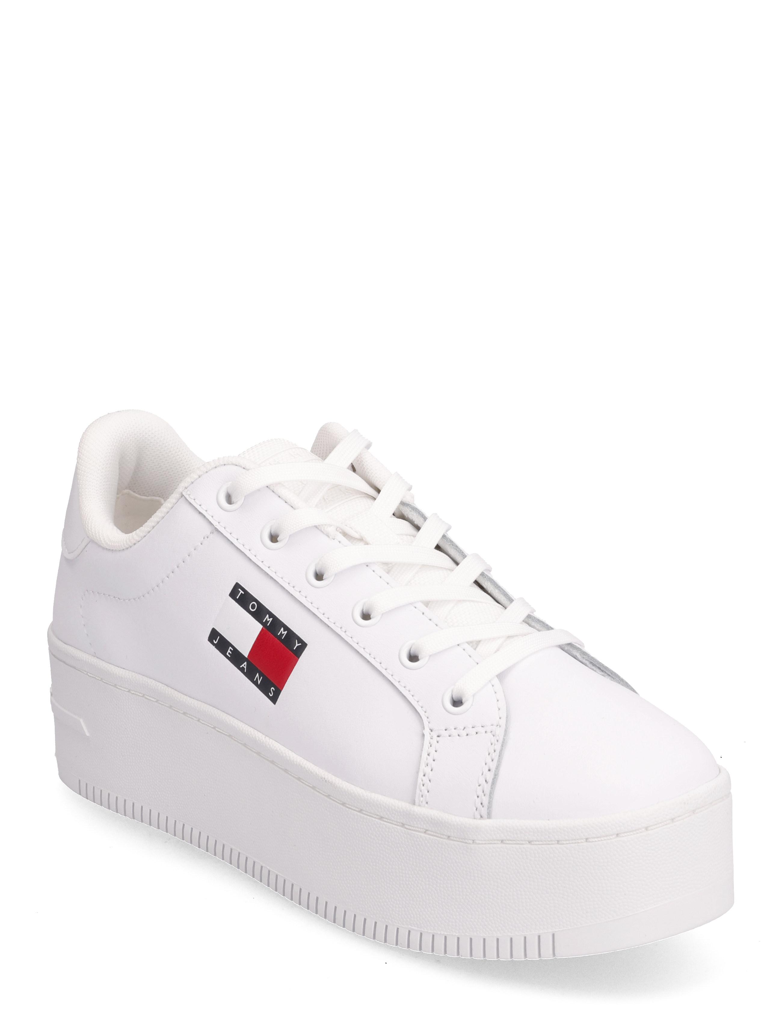 Tommy Hilfiger (NEW) TJW FLATFORM CUPSOLE ESS - Transitional Layering - WHITE / white