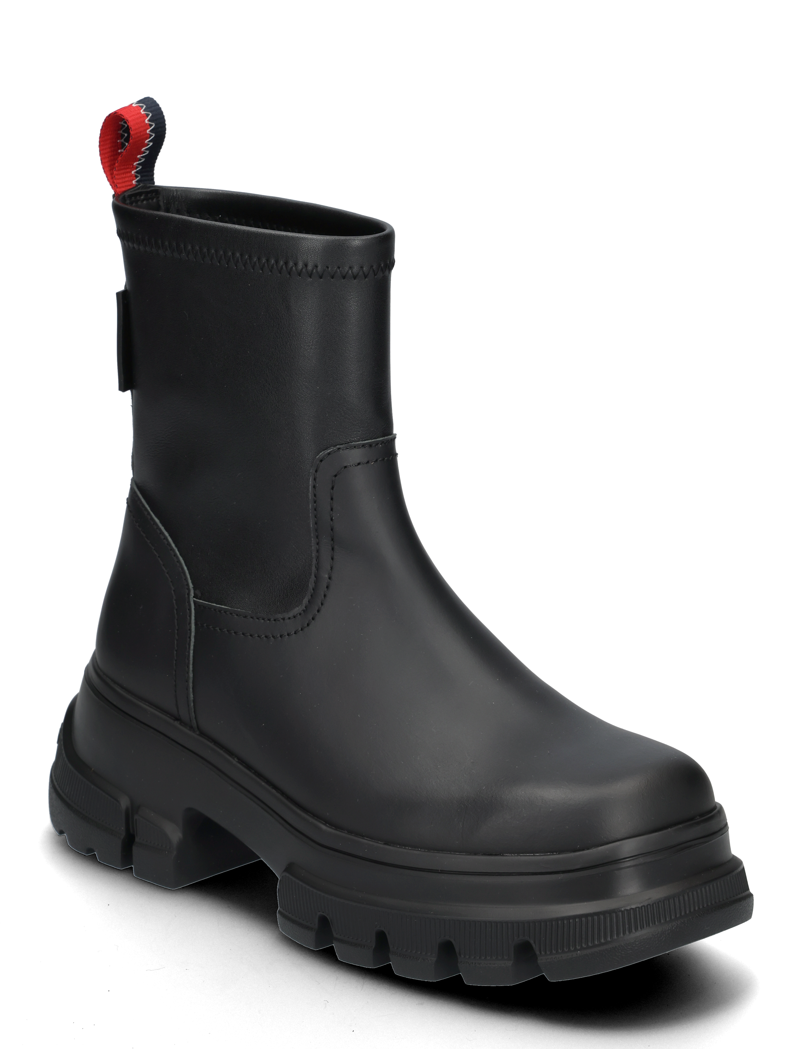 Tommy Hilfiger TJW CHUNKY CHELSEA BOOT MIX MAT - Sko - BLACK / black