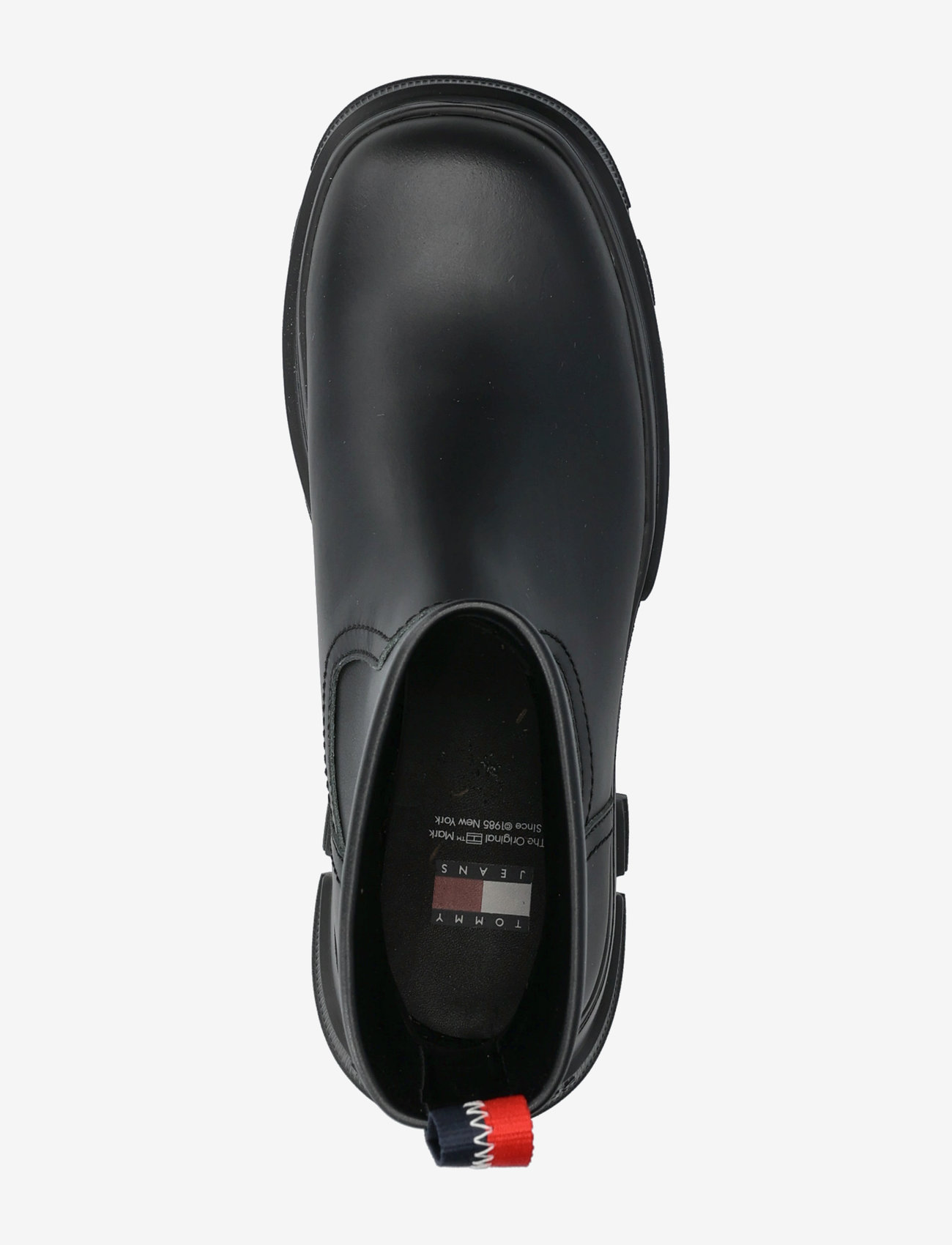 Tommy Hilfiger - TJW CHUNKY CHELSEA BOOT MIX MAT - platta ankelboots - black - 3