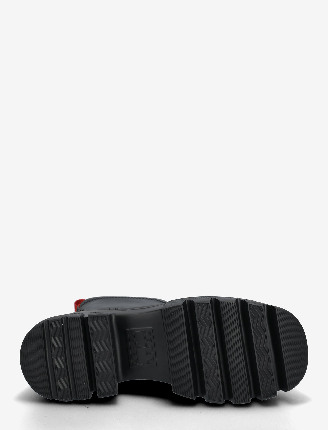 Tommy Hilfiger - TJW CHUNKY CHELSEA BOOT MIX MAT - platta ankelboots - black - 4