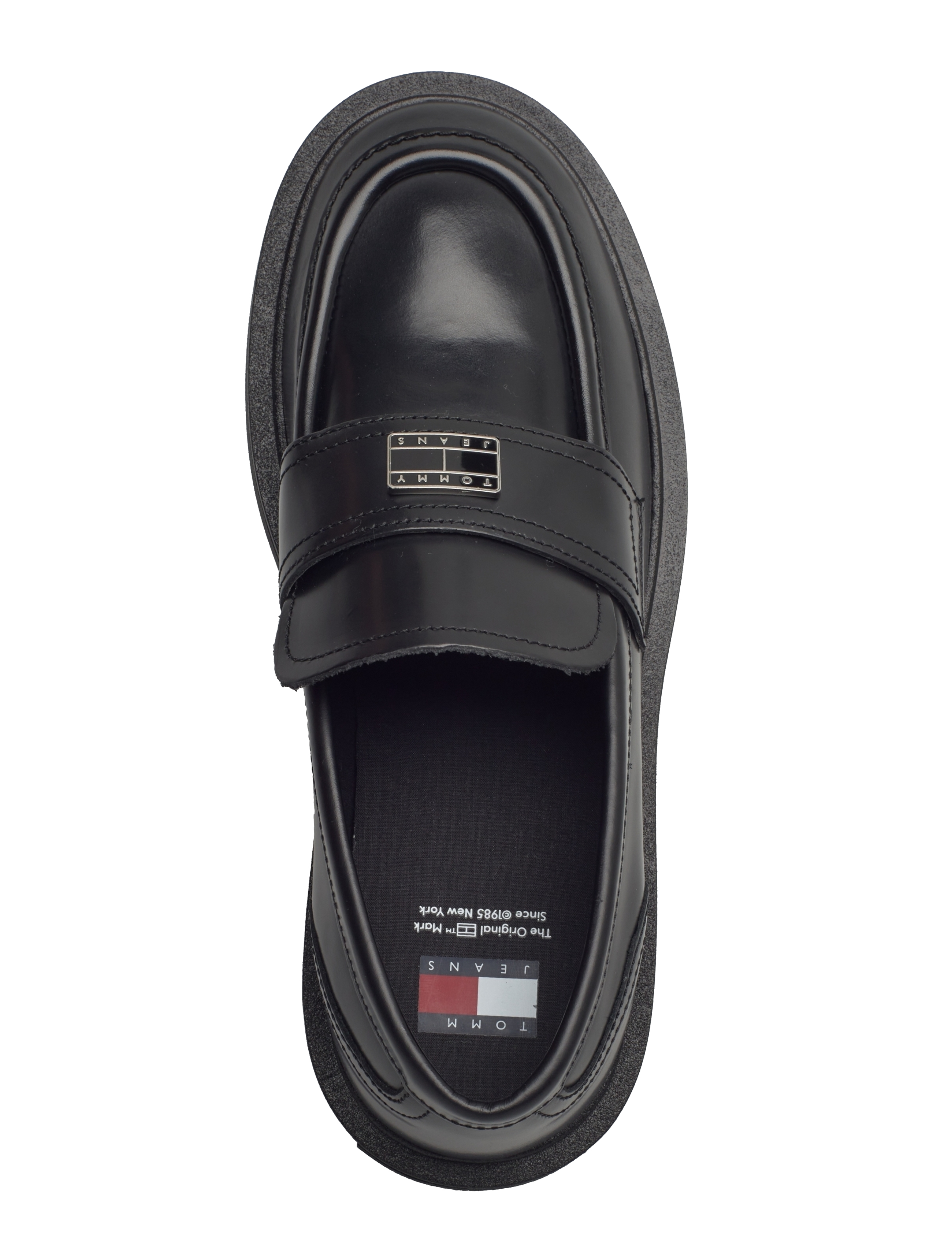 Tommy Hilfiger - TJW HARDWARE LOAFER ABRASIVATO - black - 3