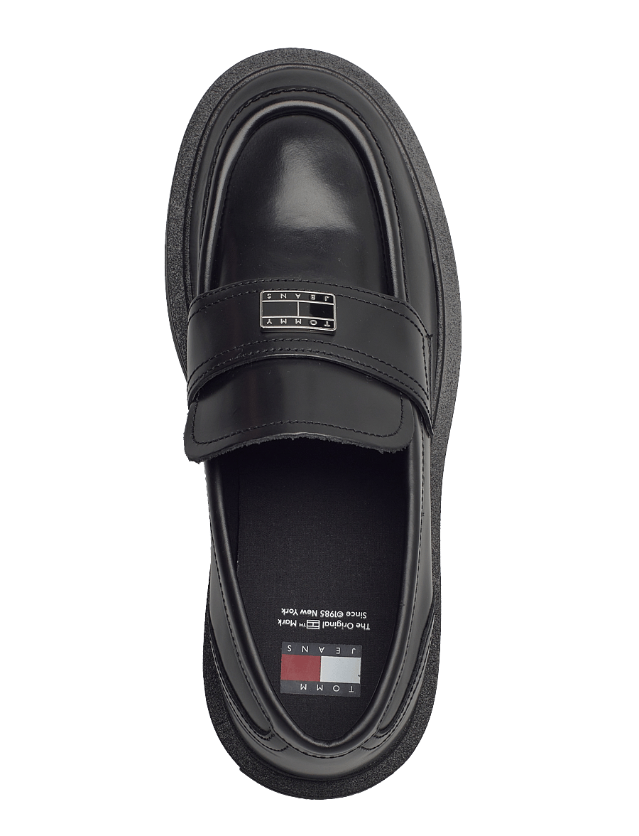 Tommy Hilfiger - TJW HARDWARE LOAFER ABRASIVATO - black - 3