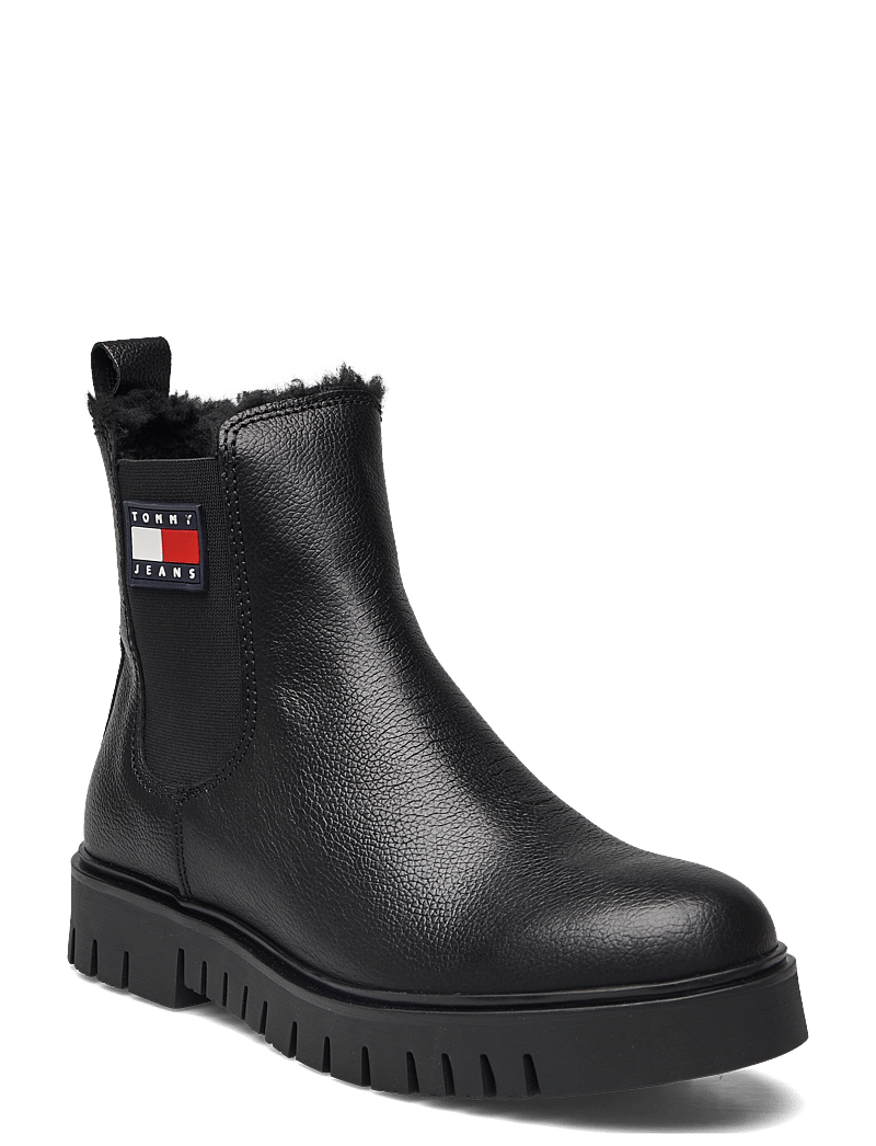 Chelsea Winter Leder Boots Damen Tommy Hilfiger Tjw Chelsea
