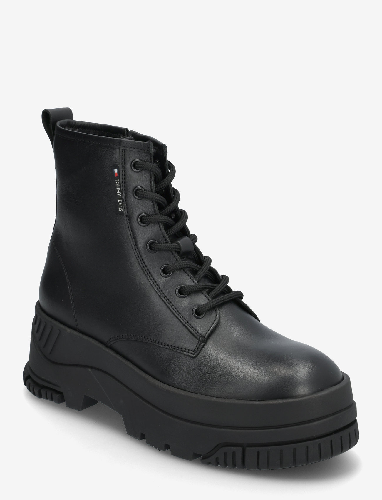 Tommy Hilfiger - TJW LACE UP FLATFORM BOOT - black - 0