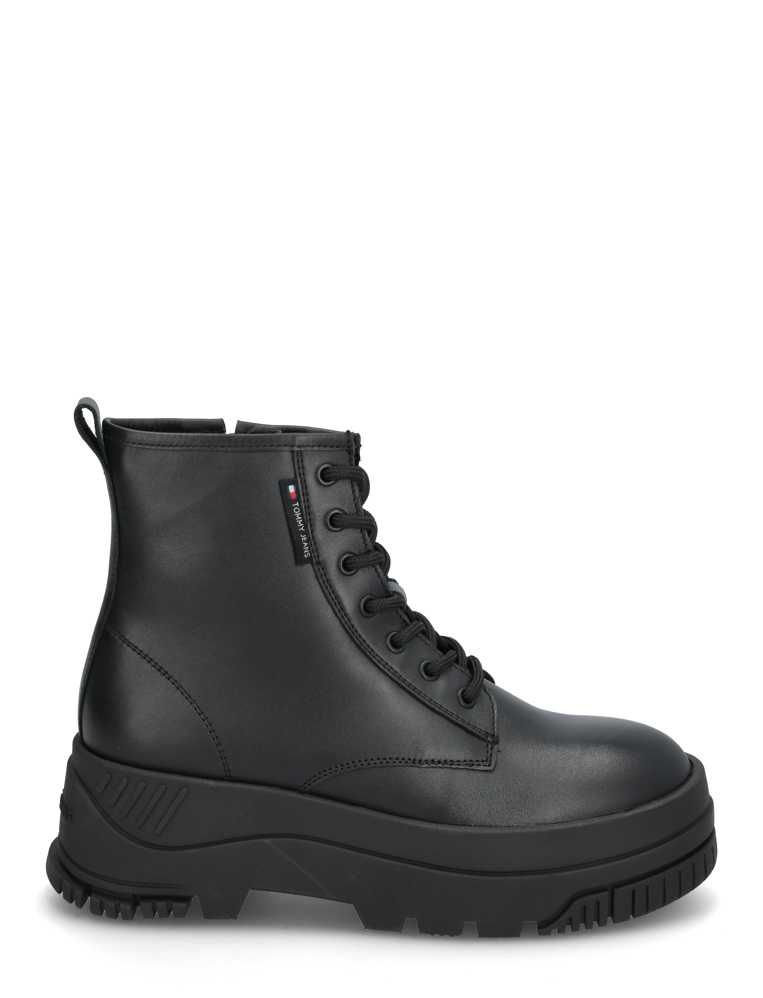 Tommy Hilfiger - TJW LACE UP FLATFORM BOOT - black - 1