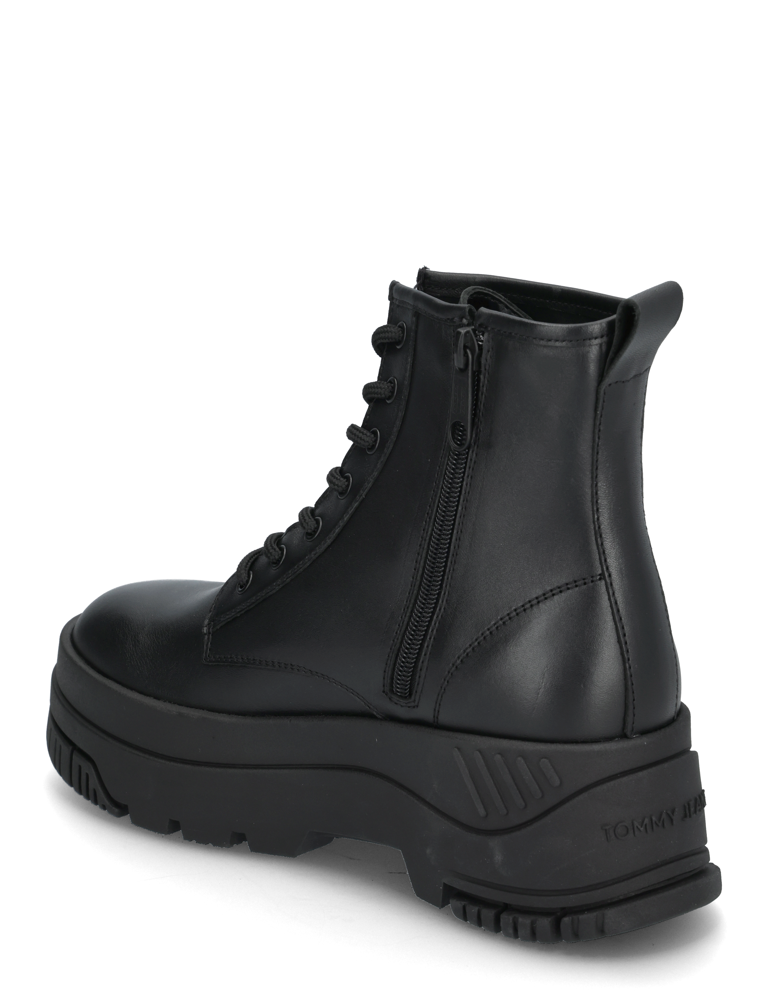 Tommy Hilfiger - TJW LACE UP FLATFORM BOOT - black - 2