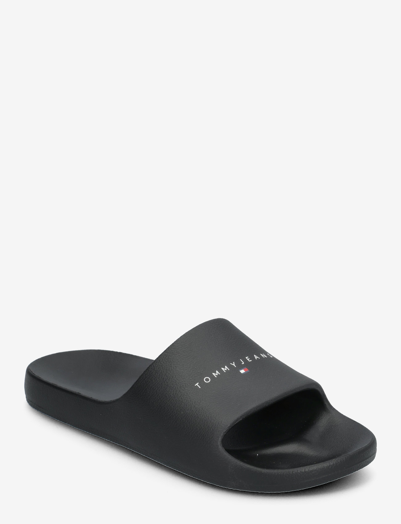 Tommy Hilfiger - TJW PRINTED PU POOL SLIDE - black - 0