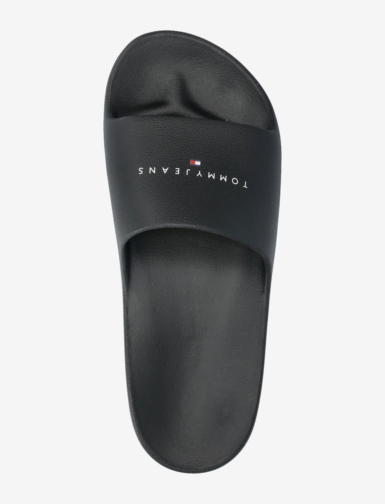 Tommy Hilfiger - TJW PRINTED PU POOL SLIDE - black - 3