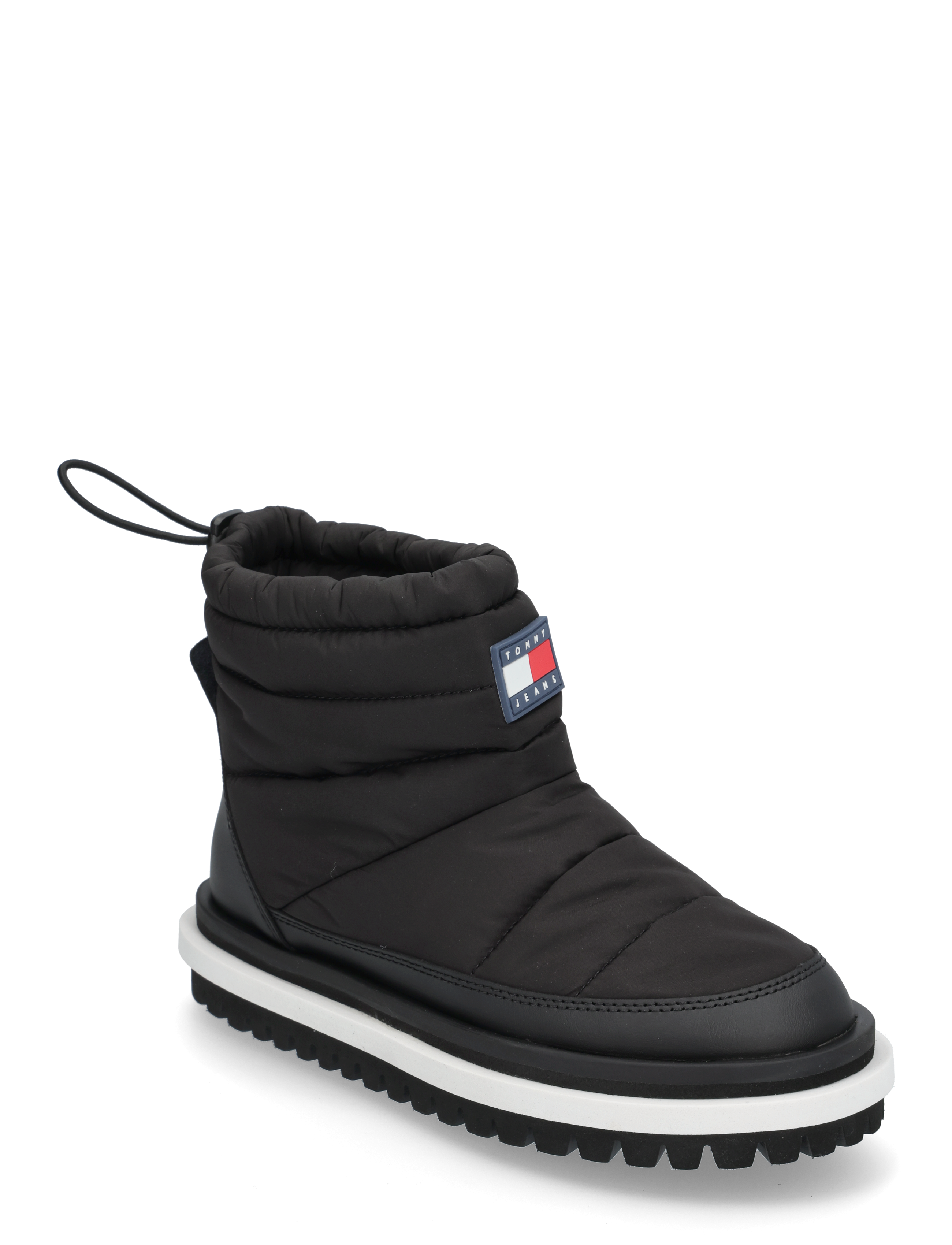 Tommy Hilfiger TJW PADDED FLAT BOOT WL - Varmeforede sko - BLACK / black