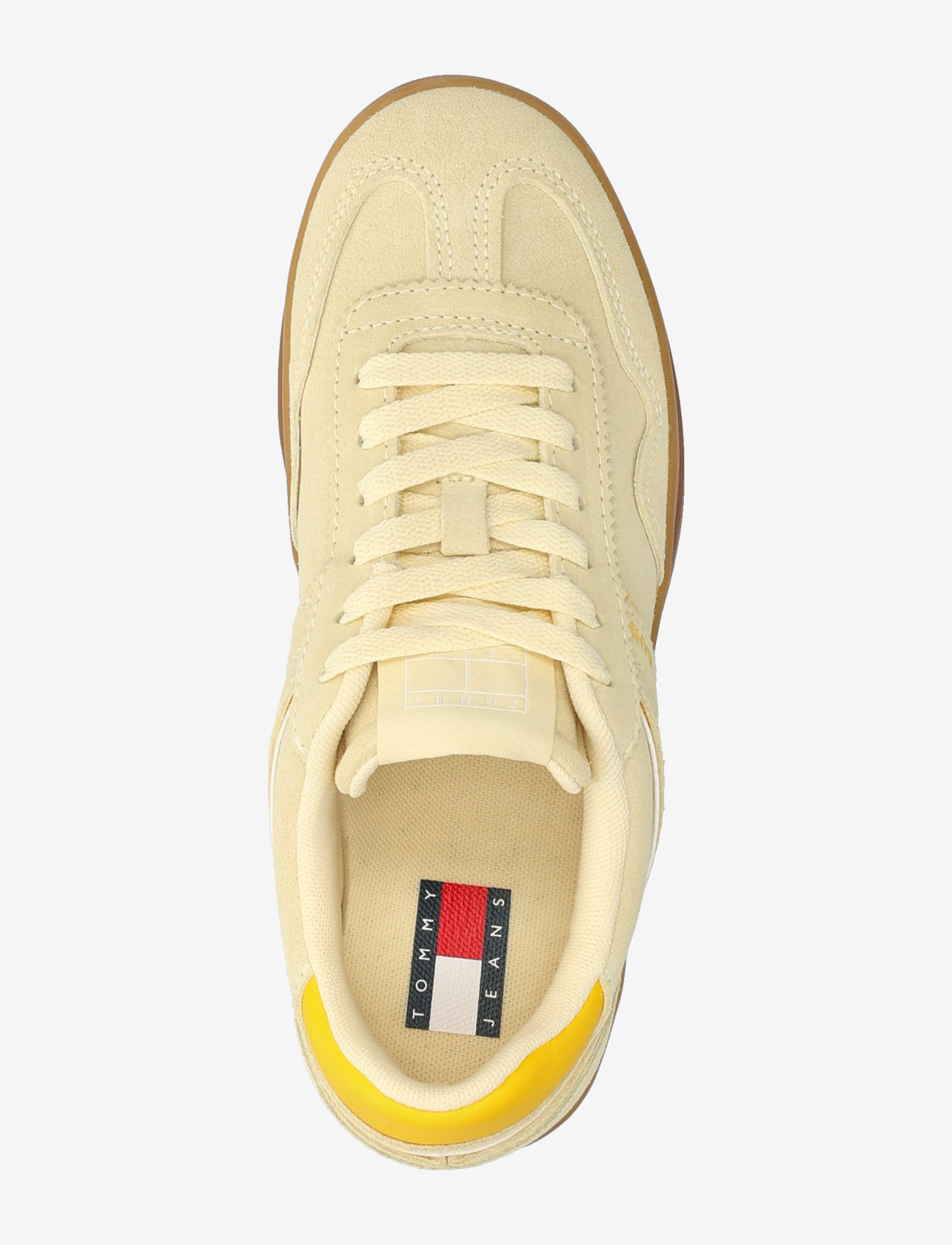 Tommy Hilfiger - THE GREENWICH FLATFORM SUEDE - låga sneakers - frozen custard - 3