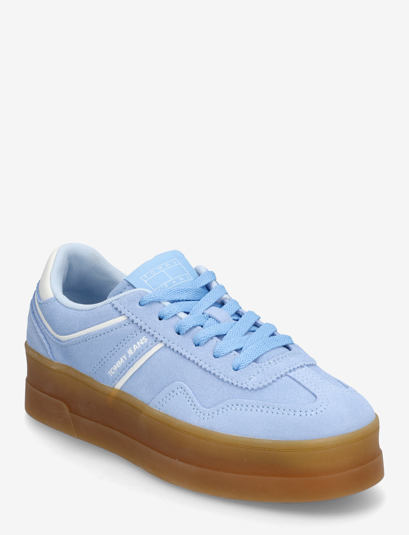 Tommy Hilfiger - THE GREENWICH FLATFORM SUEDE - niedrige sneakers - sugarplum blue - 0