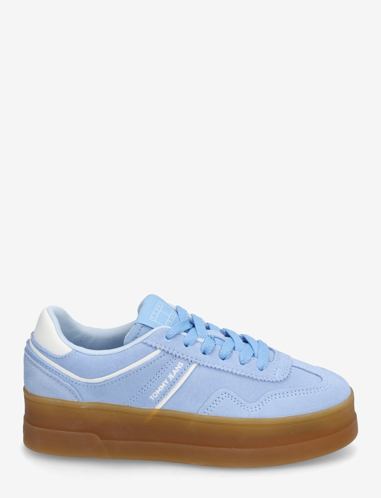 Tommy Hilfiger - THE GREENWICH FLATFORM SUEDE - niedrige sneakers - sugarplum blue - 1
