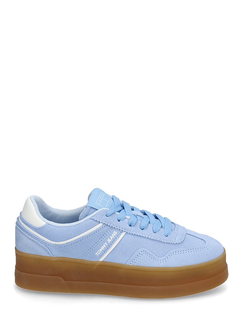 Tommy Hilfiger - THE GREENWICH FLATFORM SUEDE - niedrige sneakers - sugarplum blue - 1