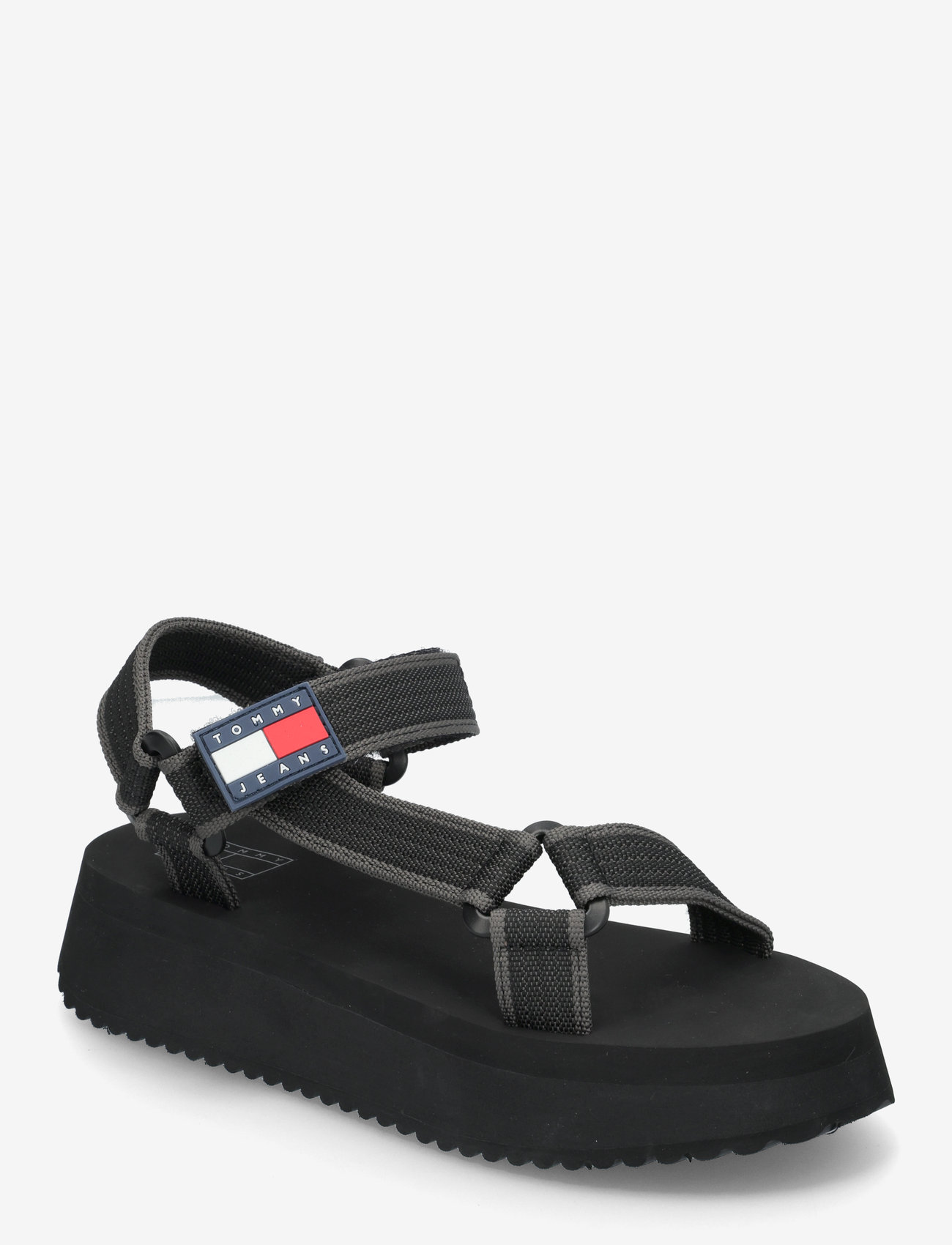 Tommy Hilfiger - TJW EVA SANDAL - platåsandaler - black - 0