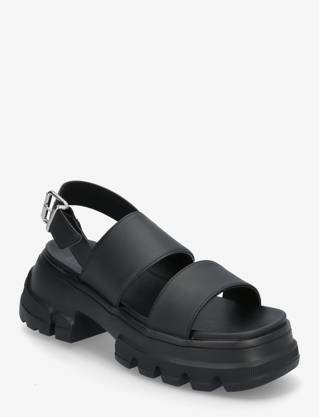 Tommy Hilfiger - TJW CHUNKY CITY SANDAL - plateau-sandalen - black - 0