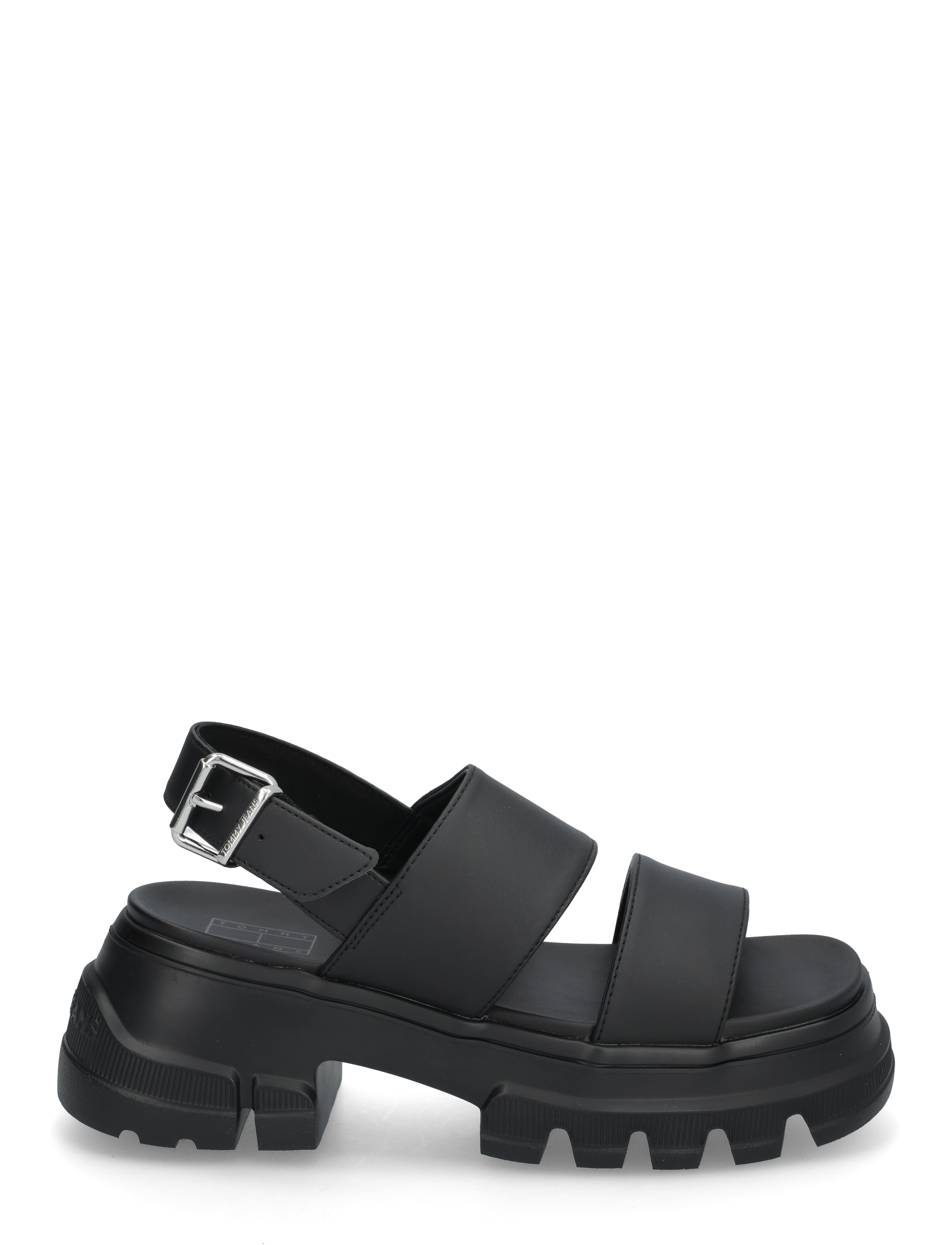 Tommy Hilfiger - TJW CHUNKY CITY SANDAL - plateau-sandalen - black - 1
