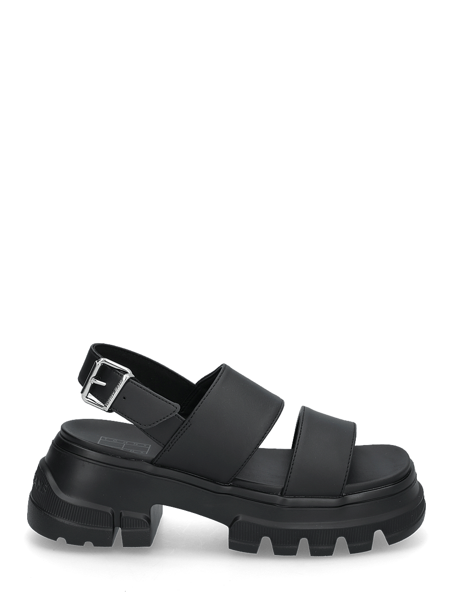 Tommy Hilfiger - TJW CHUNKY CITY SANDAL - platåsandaler - black - 1