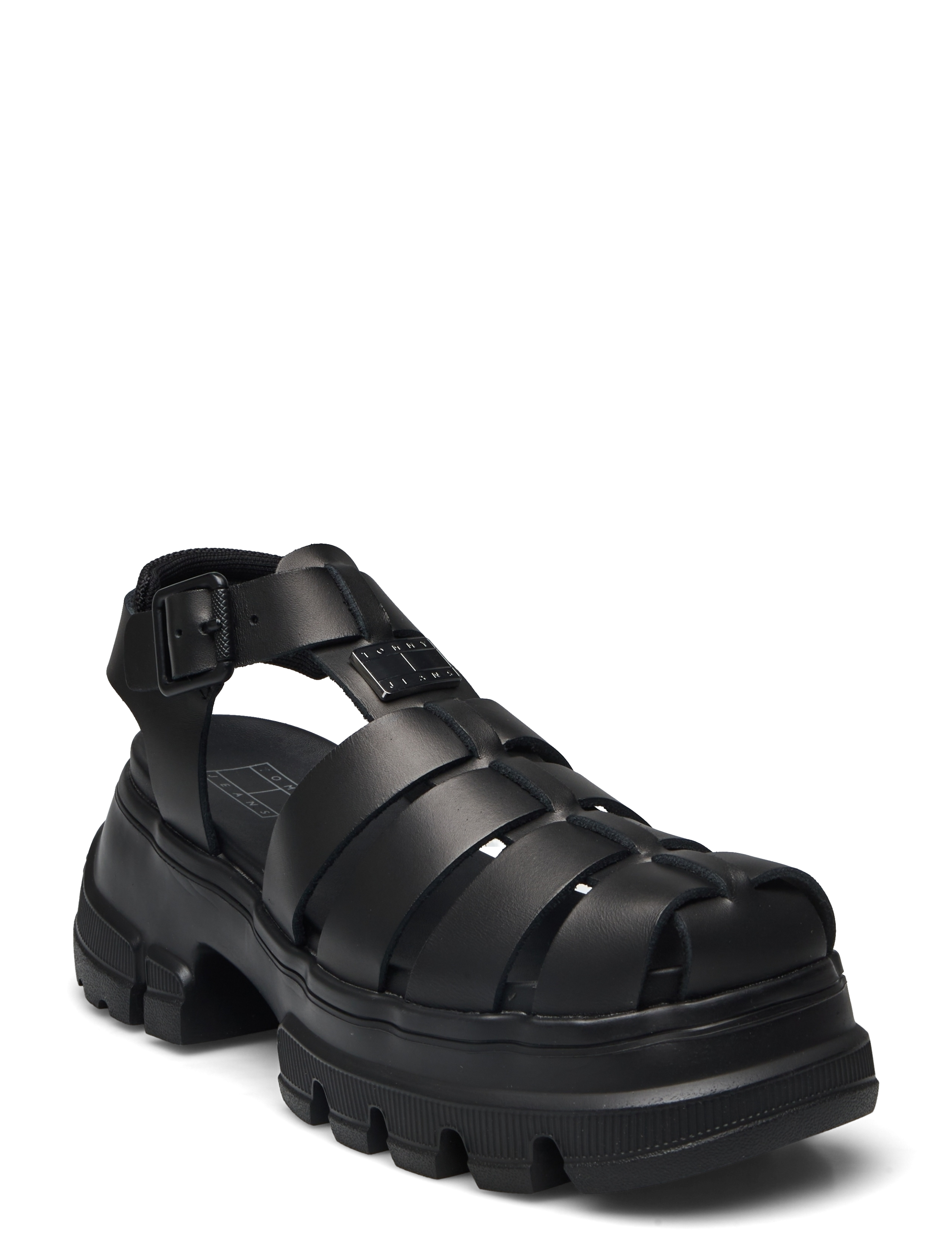 Tommy Hilfiger TJW FISHERMAN SANDAL - Sandaler - BLACK / black