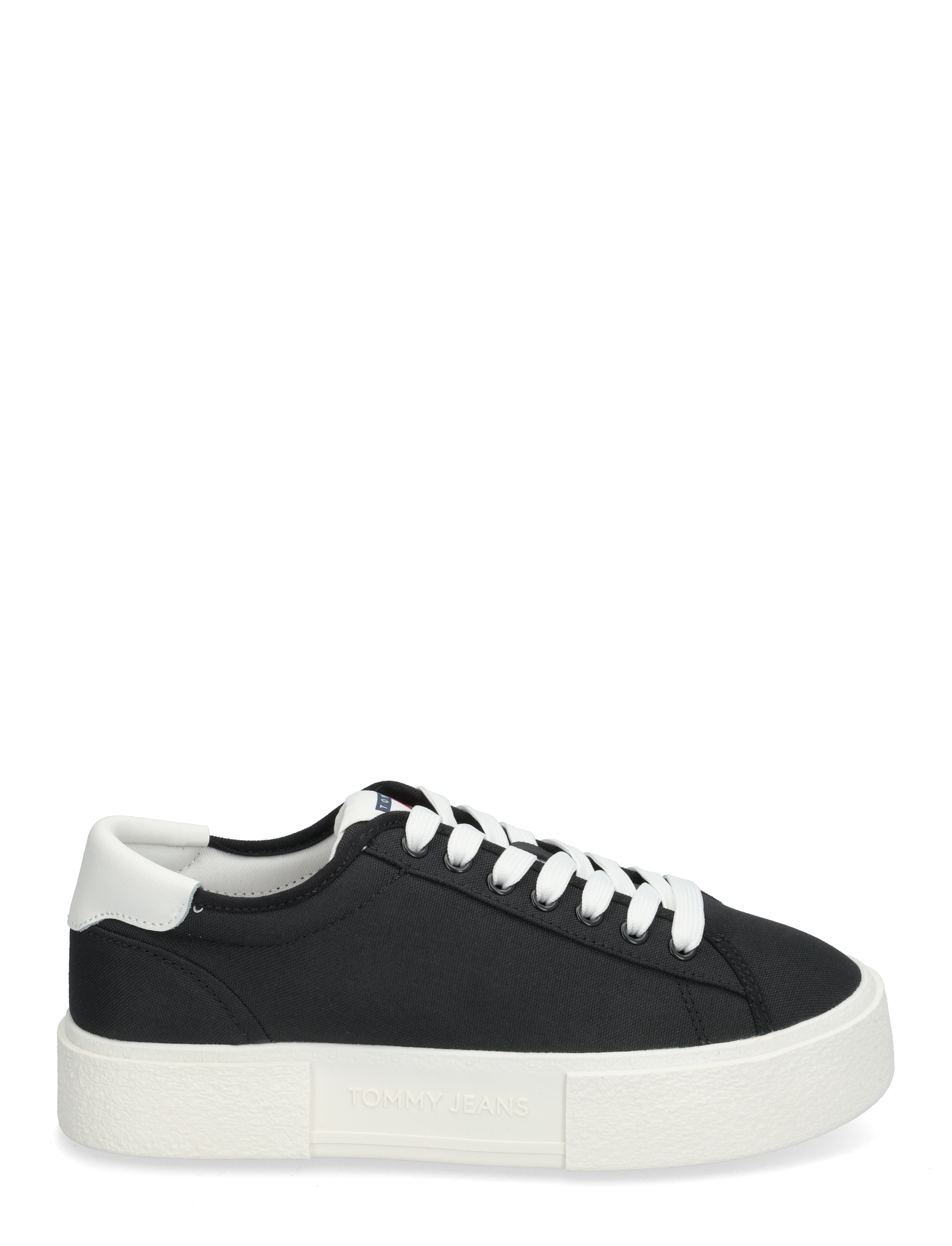 Tommy Hilfiger - TJW FLATFORM CANVAS SNEAKER - klossaðir strigaskór - black - 1