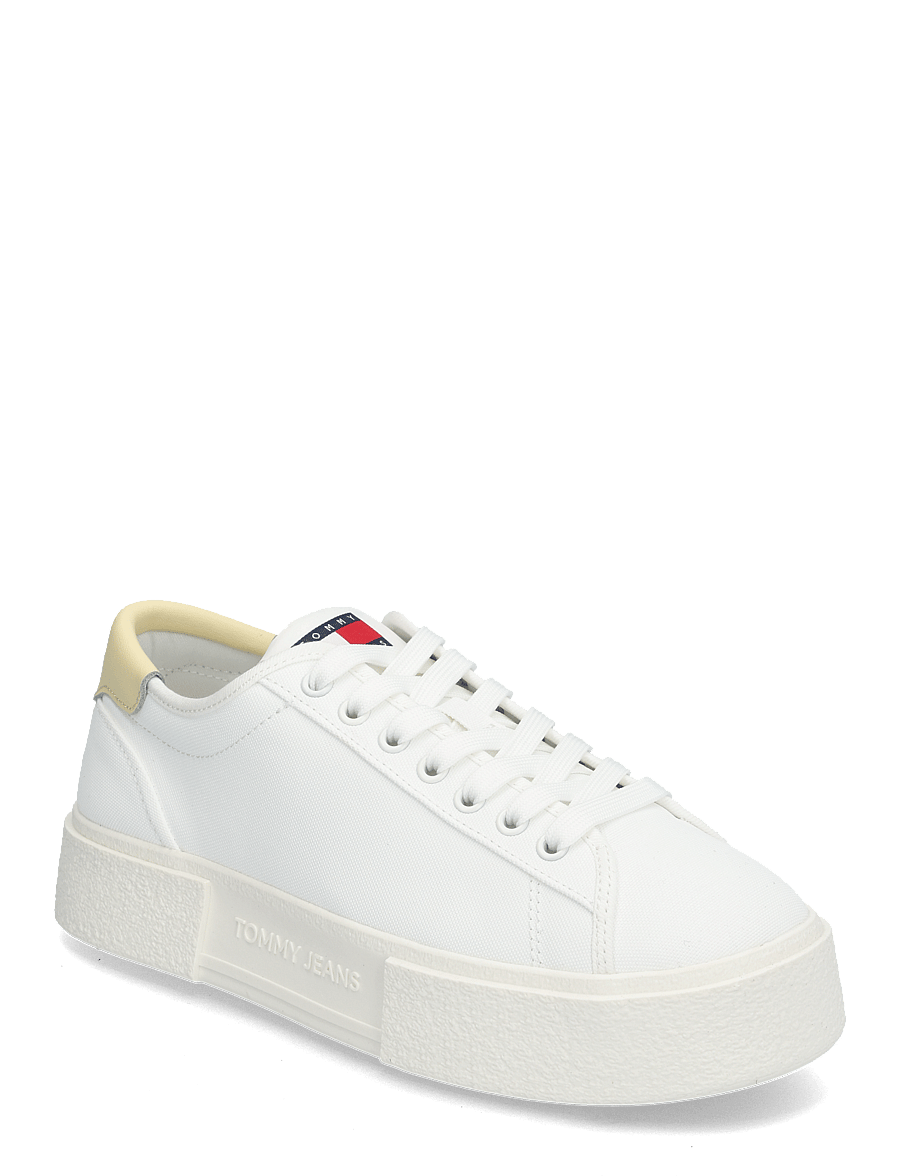 Tommy Hilfiger - TJW FLATFORM CANVAS SNEAKER - chunky sneakers - ecru - 0