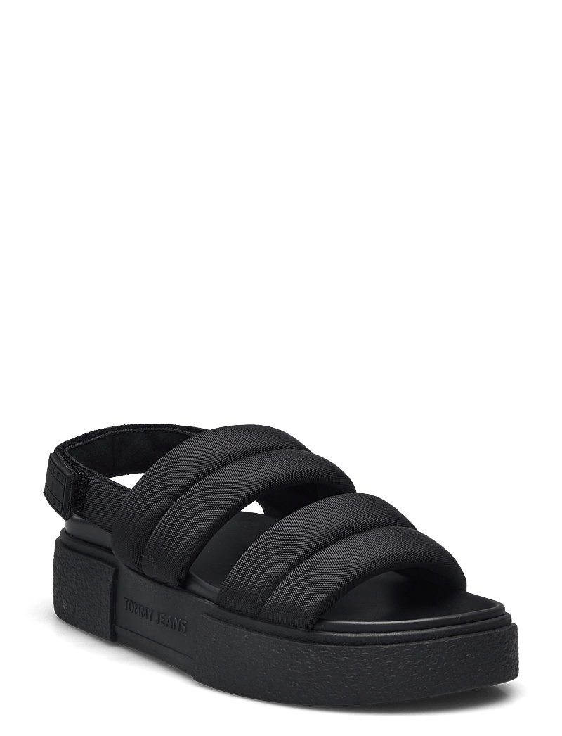 Tommy Hilfiger - TJW FLATFORM SANDAL - basutės ant platformos - black - 0