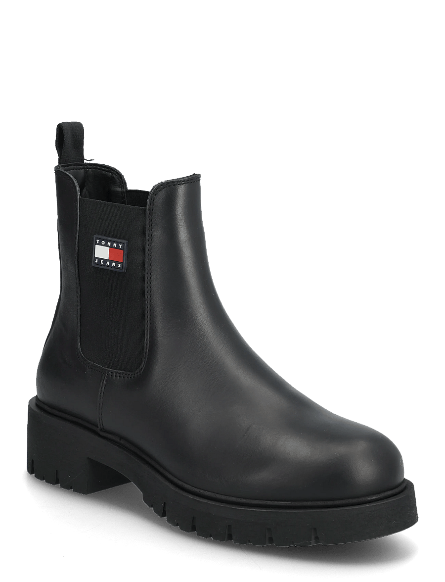 Tommy Hilfiger - TJW CHELSEA LEATHER BOOT - chelsea boots - black - 0