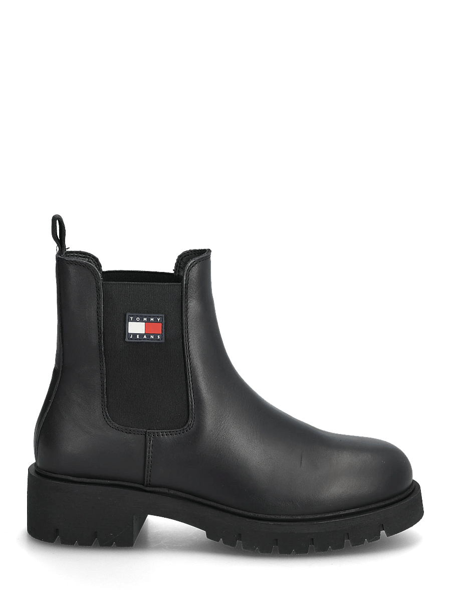 Tommy Hilfiger - TJW CHELSEA LEATHER BOOT - chelsea boots - black - 1