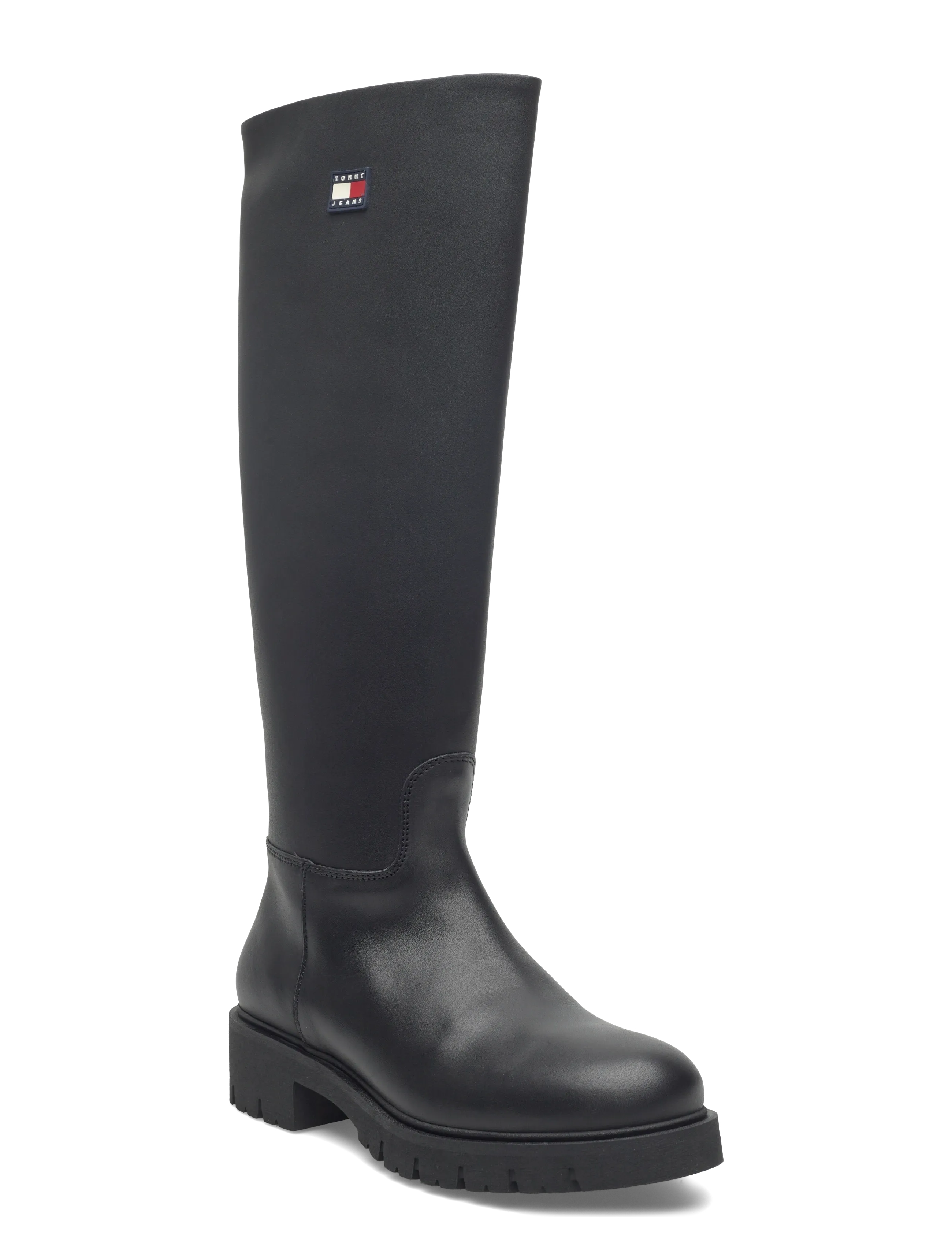 Tommy Hilfiger Tjw Stretchy Long Shaft Boot, 41, Black, Tall Boots > Knee High Boots, Dame