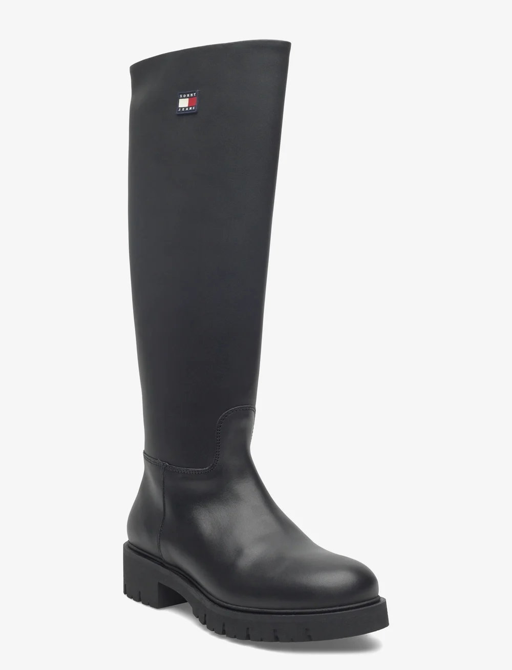 Tommy Hilfiger - TJW STRETCHY LONG SHAFT BOOT - kniehohe stiefel - black - 0